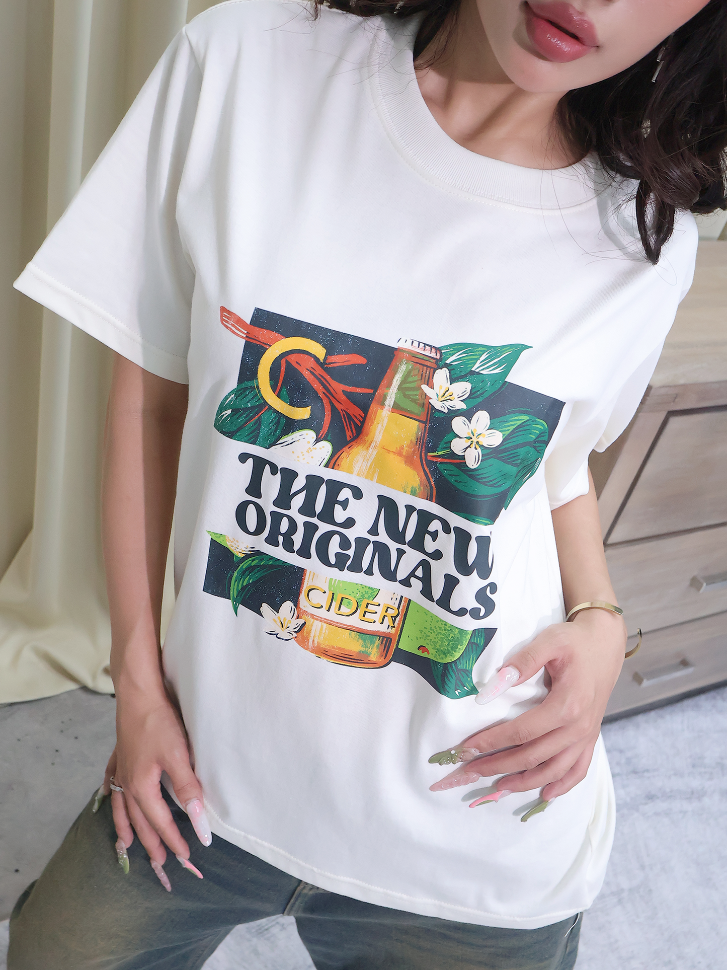 Áo Thun Relaxed Fit Pear Cinder