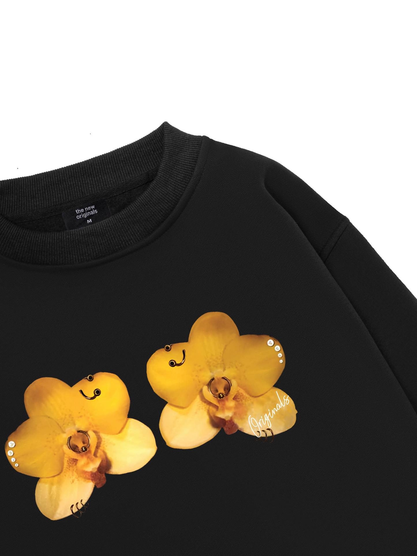 Flower Piercing Art Sweater