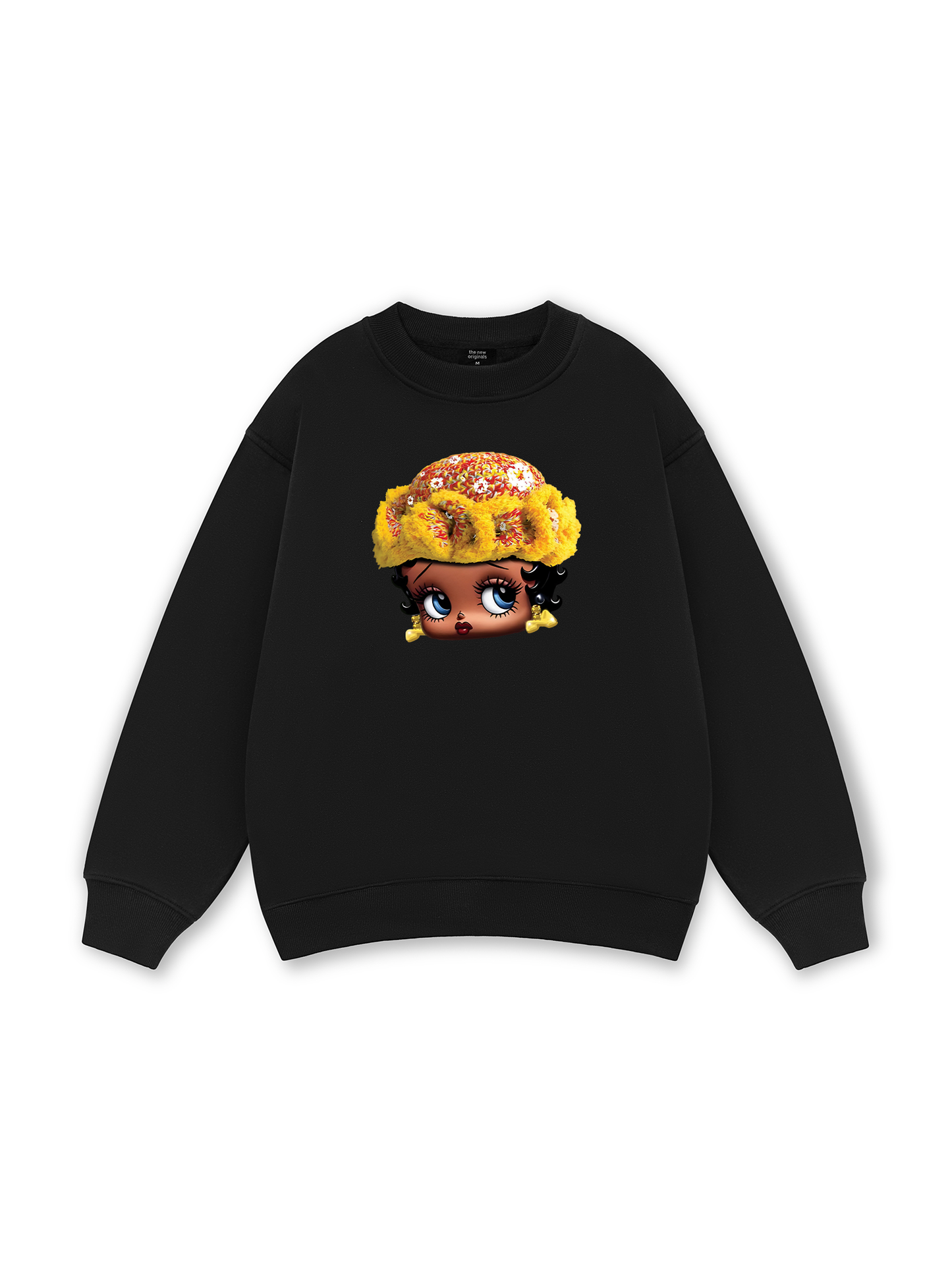 Flower Sun Knit Hat Cartoon Head Sweater