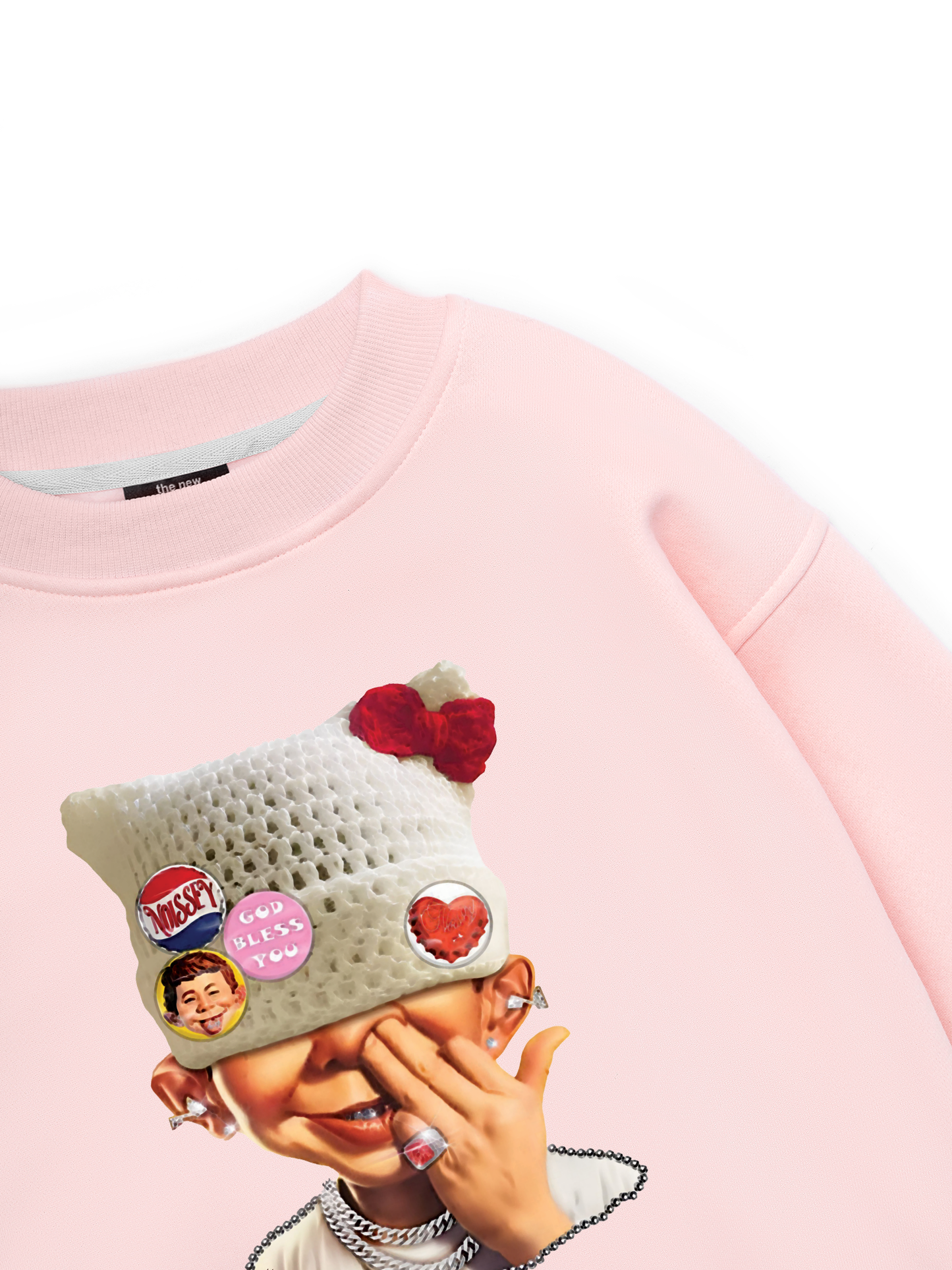 Badge DIY_ bad boy_s woolen hat Sweater