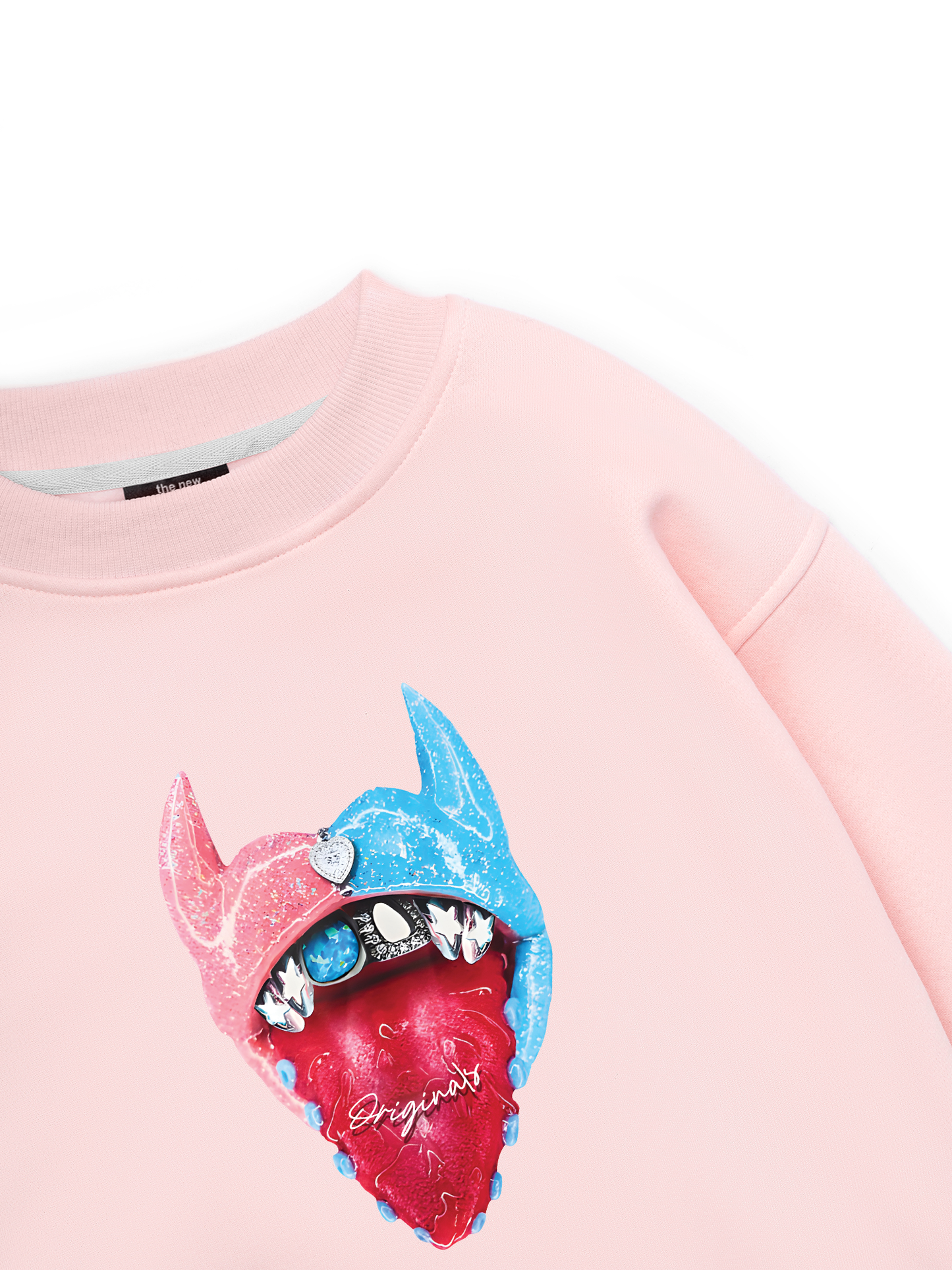 BOUNCE BACK© two-tone devil lip Swaeter