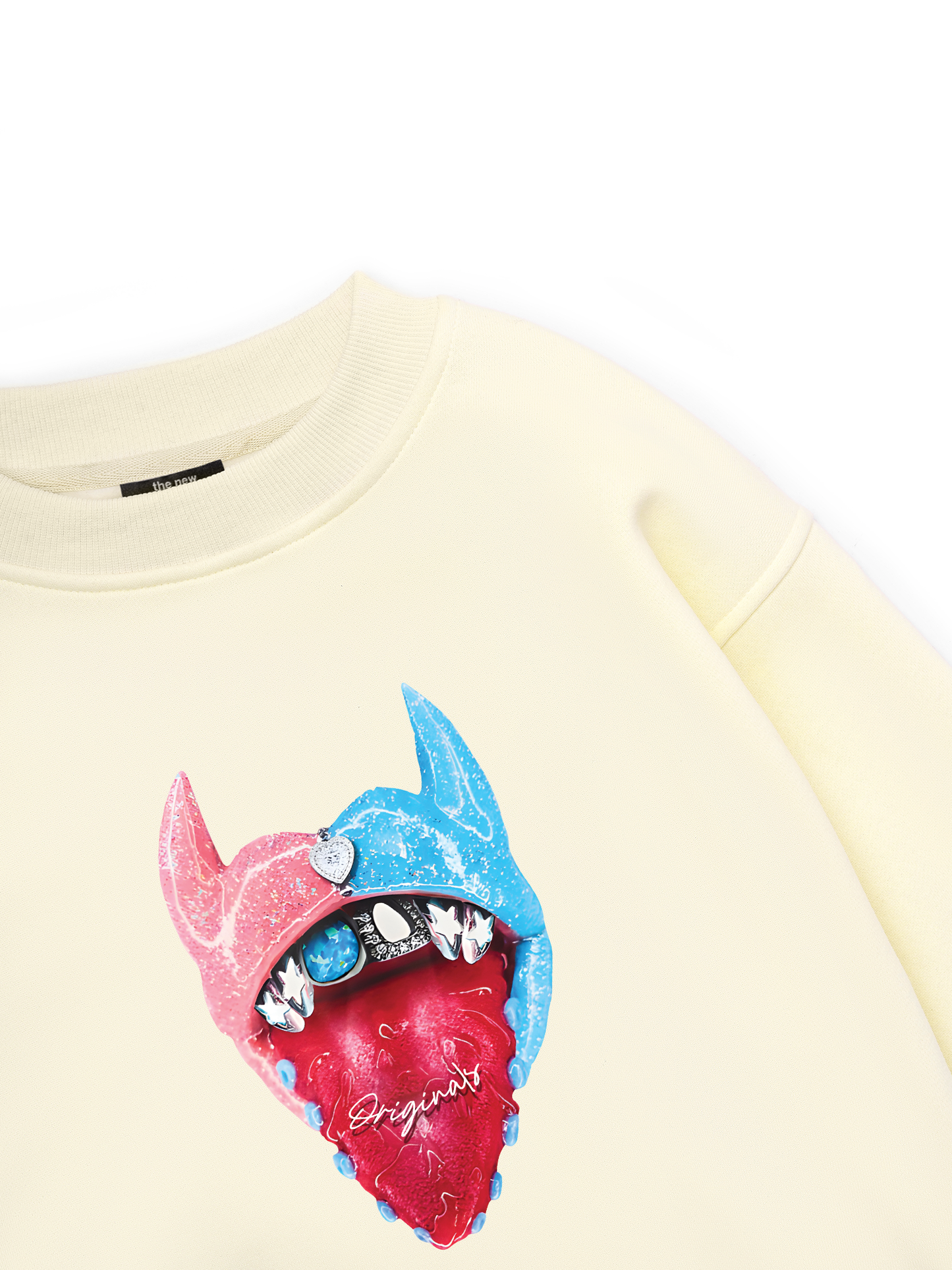 BOUNCE BACK© two-tone devil lip Swaeter