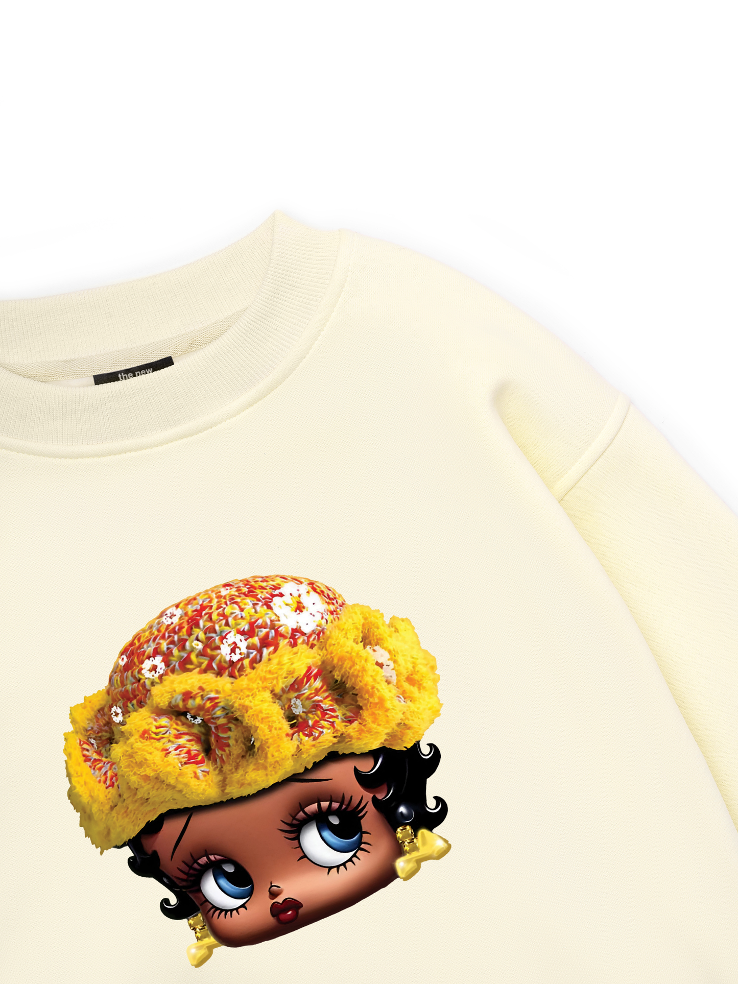 Flower Sun Knit Hat Cartoon Head Sweater