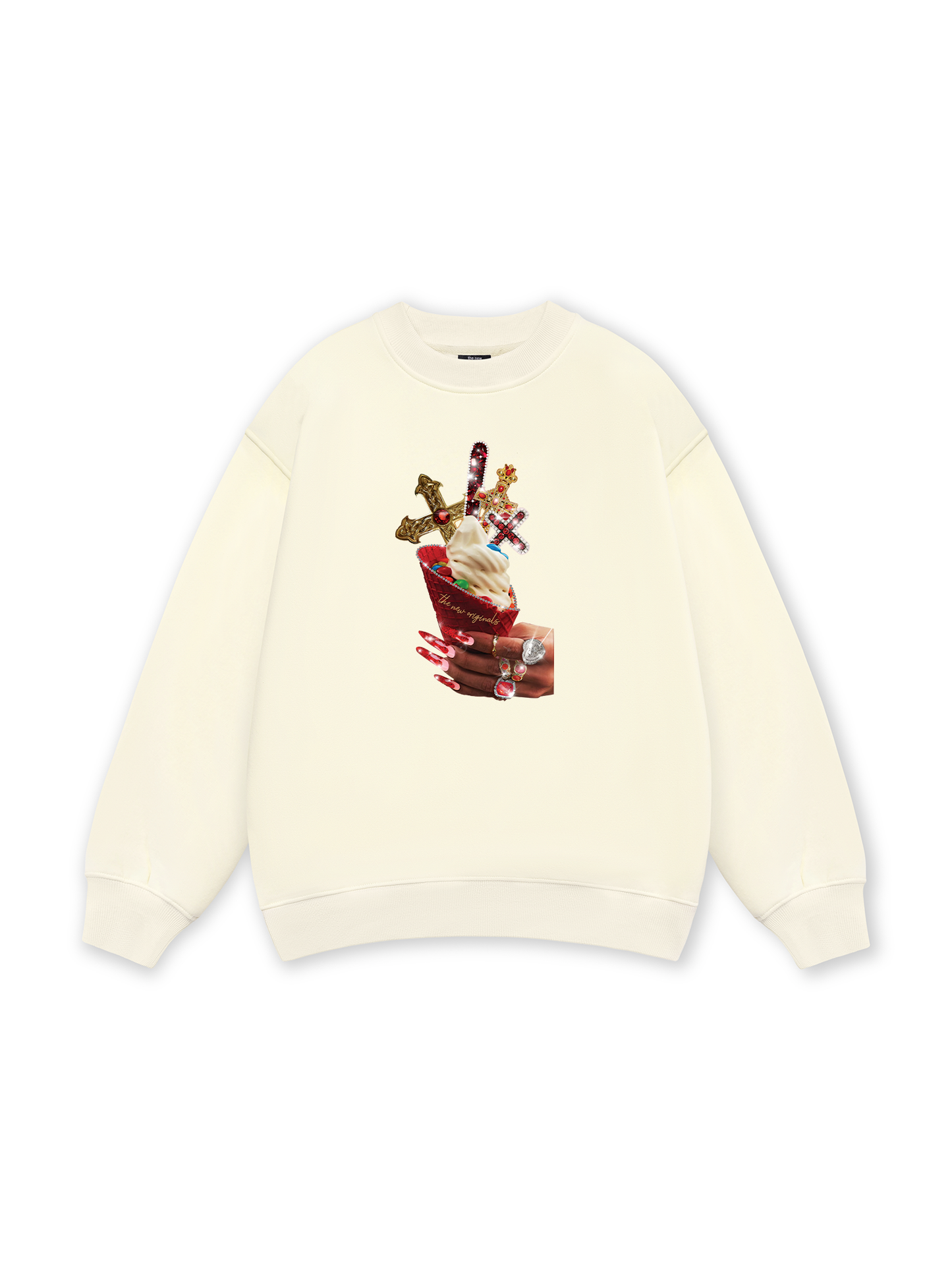 Gem Cross Ice Cream Sweater