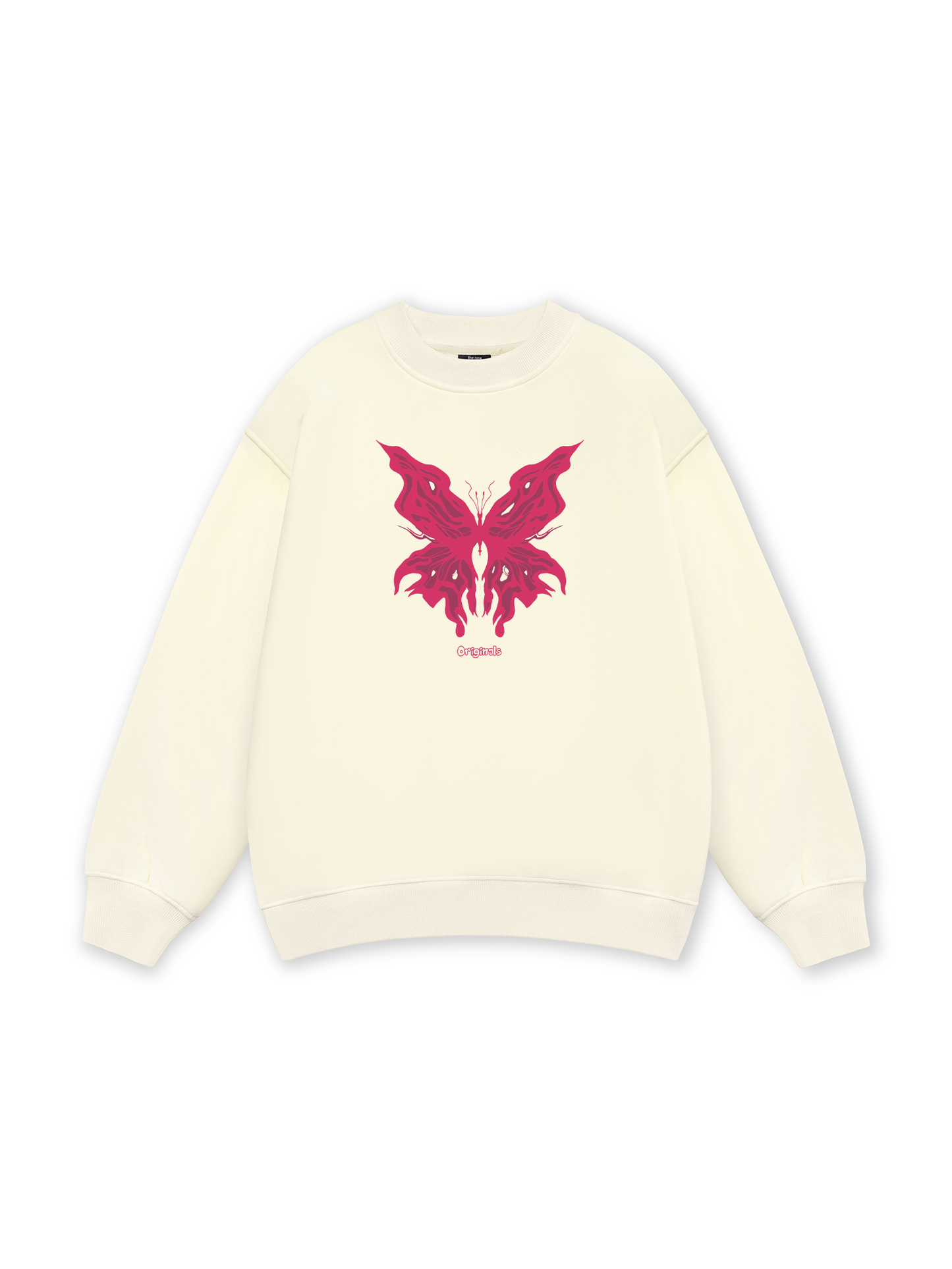 Pink Butterfly Sweater