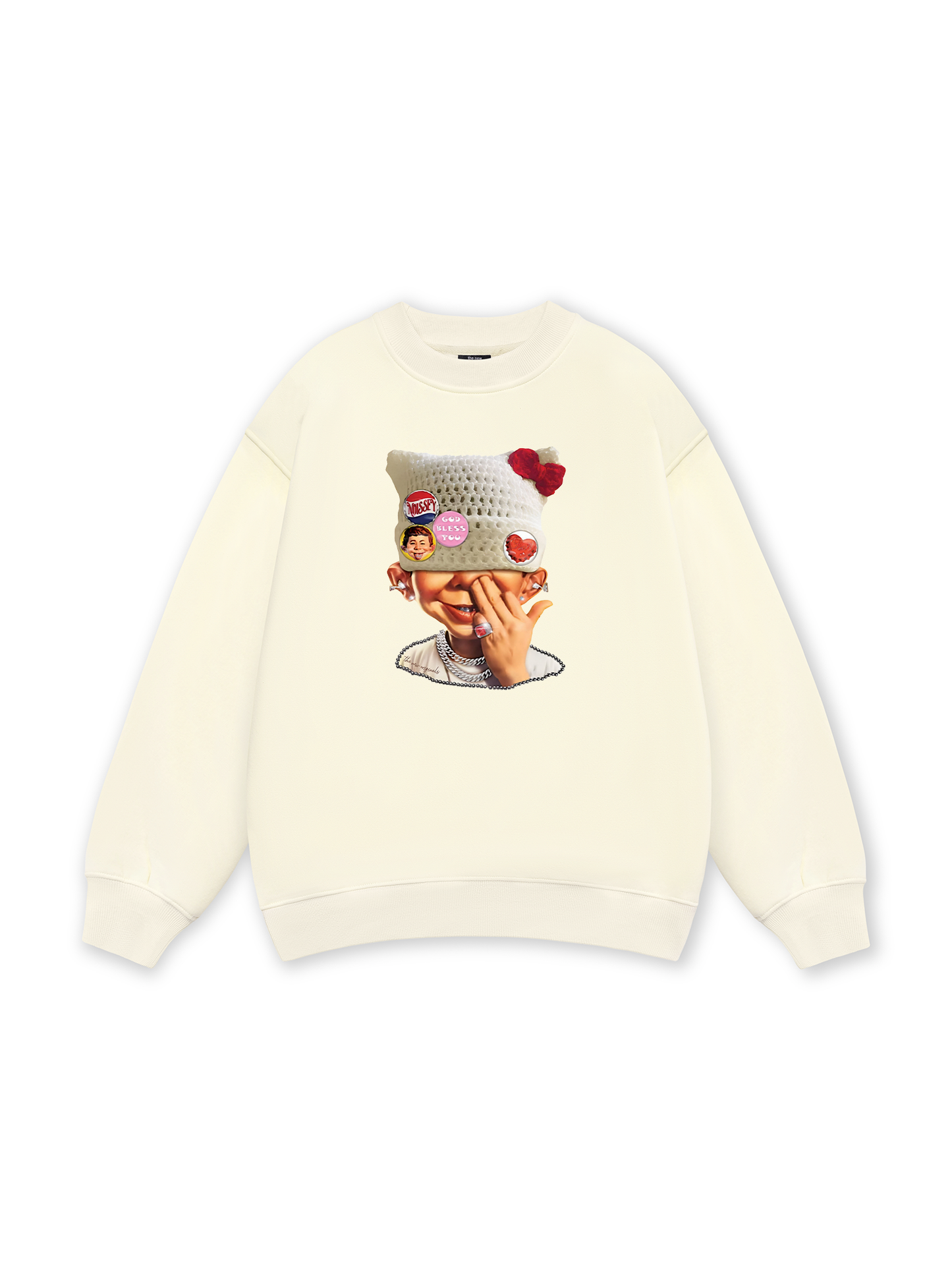 Badge DIY_ bad boy_s woolen hat Sweater
