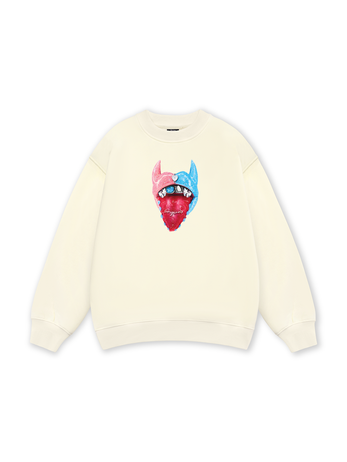 BOUNCE BACK© two-tone devil lip Swaeter