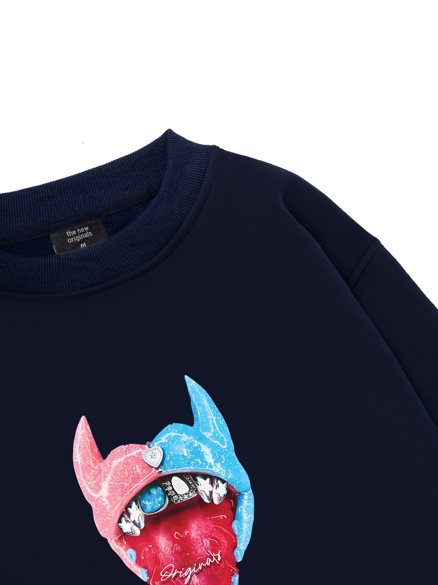BOUNCE BACK© two-tone devil lip Swaeter