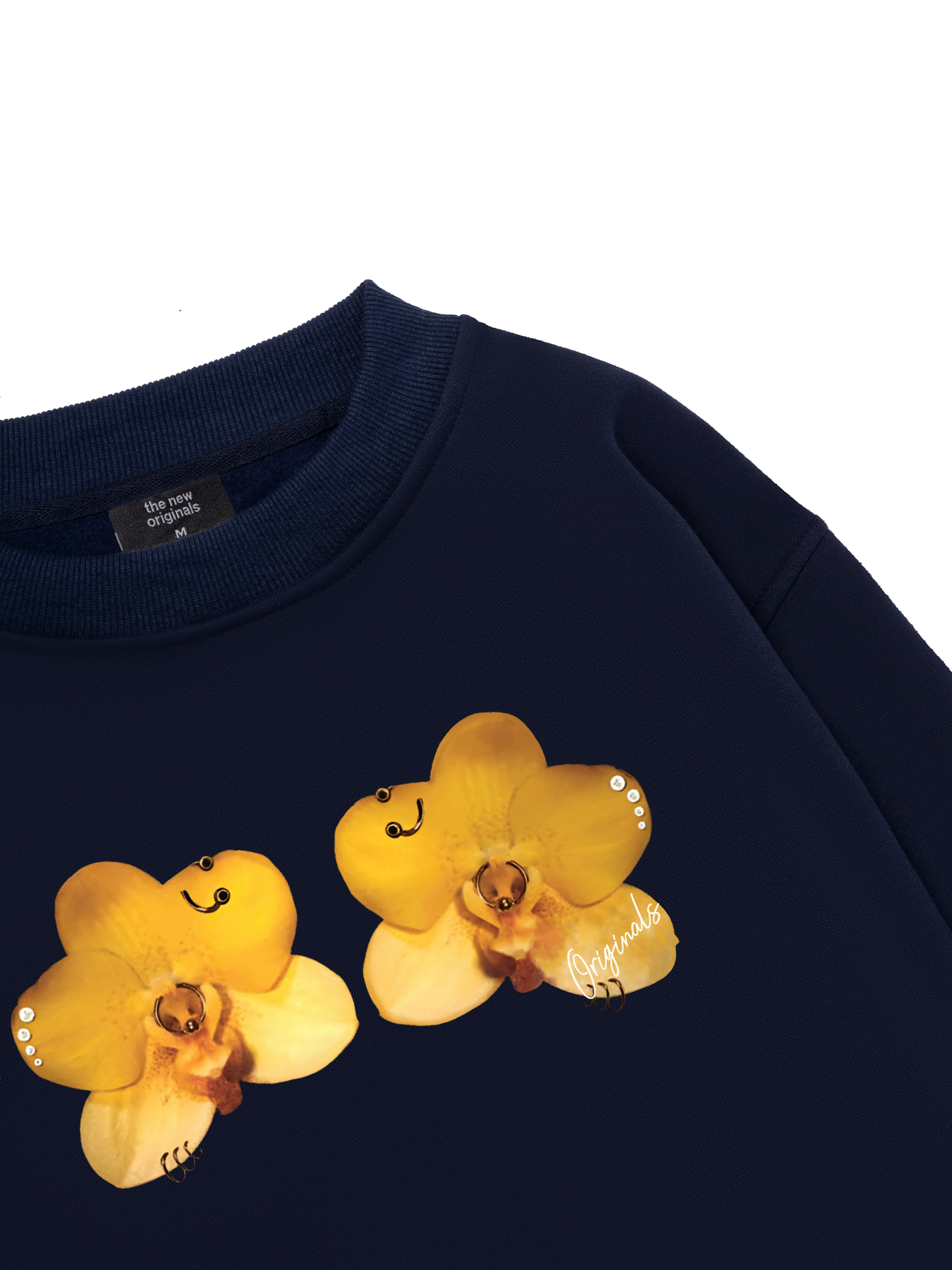 Flower Piercing Art Sweater