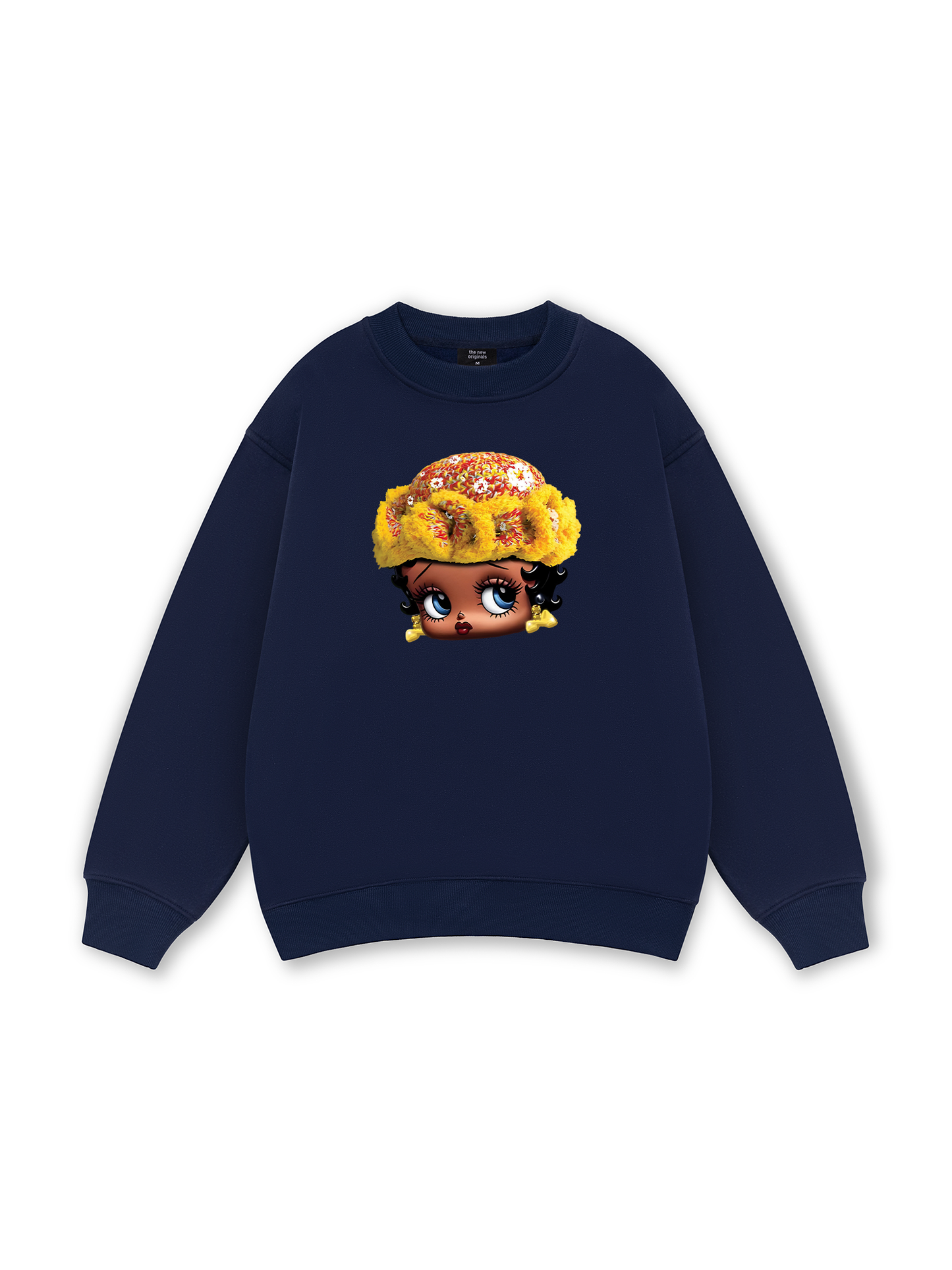 Flower Sun Knit Hat Cartoon Head Sweater