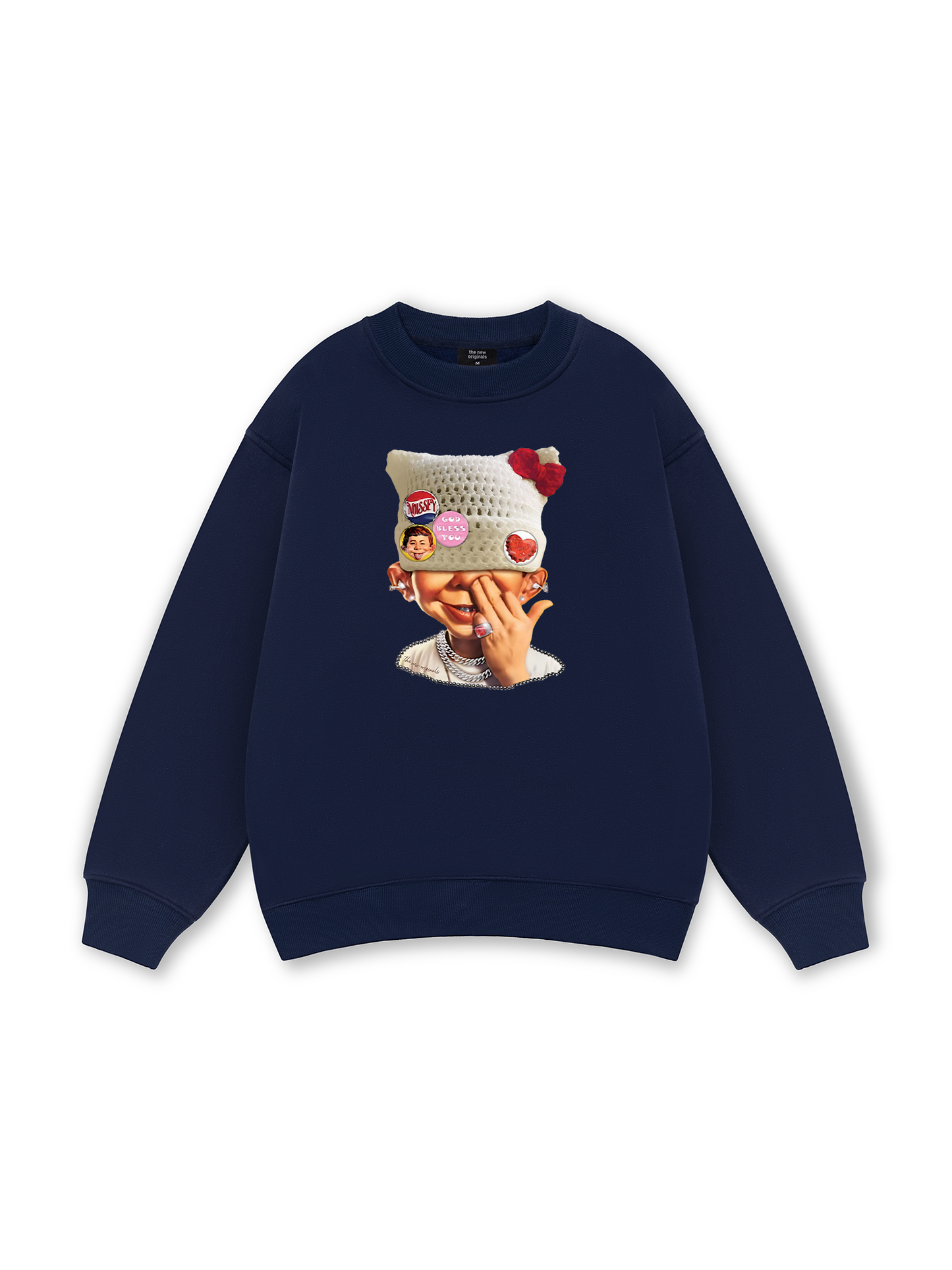 Badge DIY_ bad boy_s woolen hat Sweater
