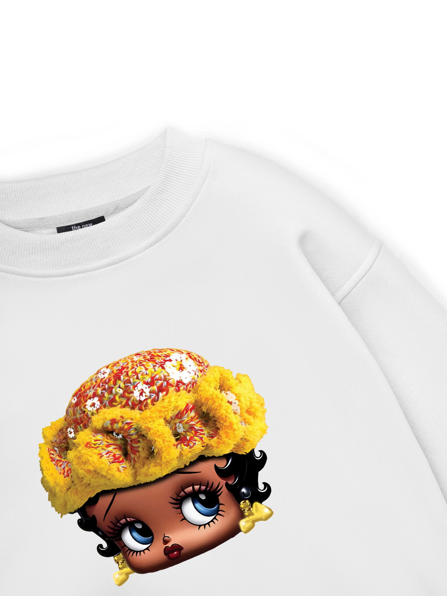 Flower Sun Knit Hat Cartoon Head Sweater