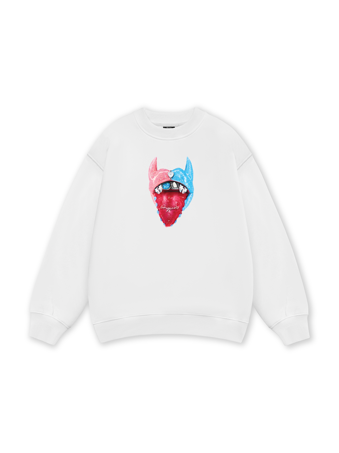 BOUNCE BACK© two-tone devil lip Swaeter