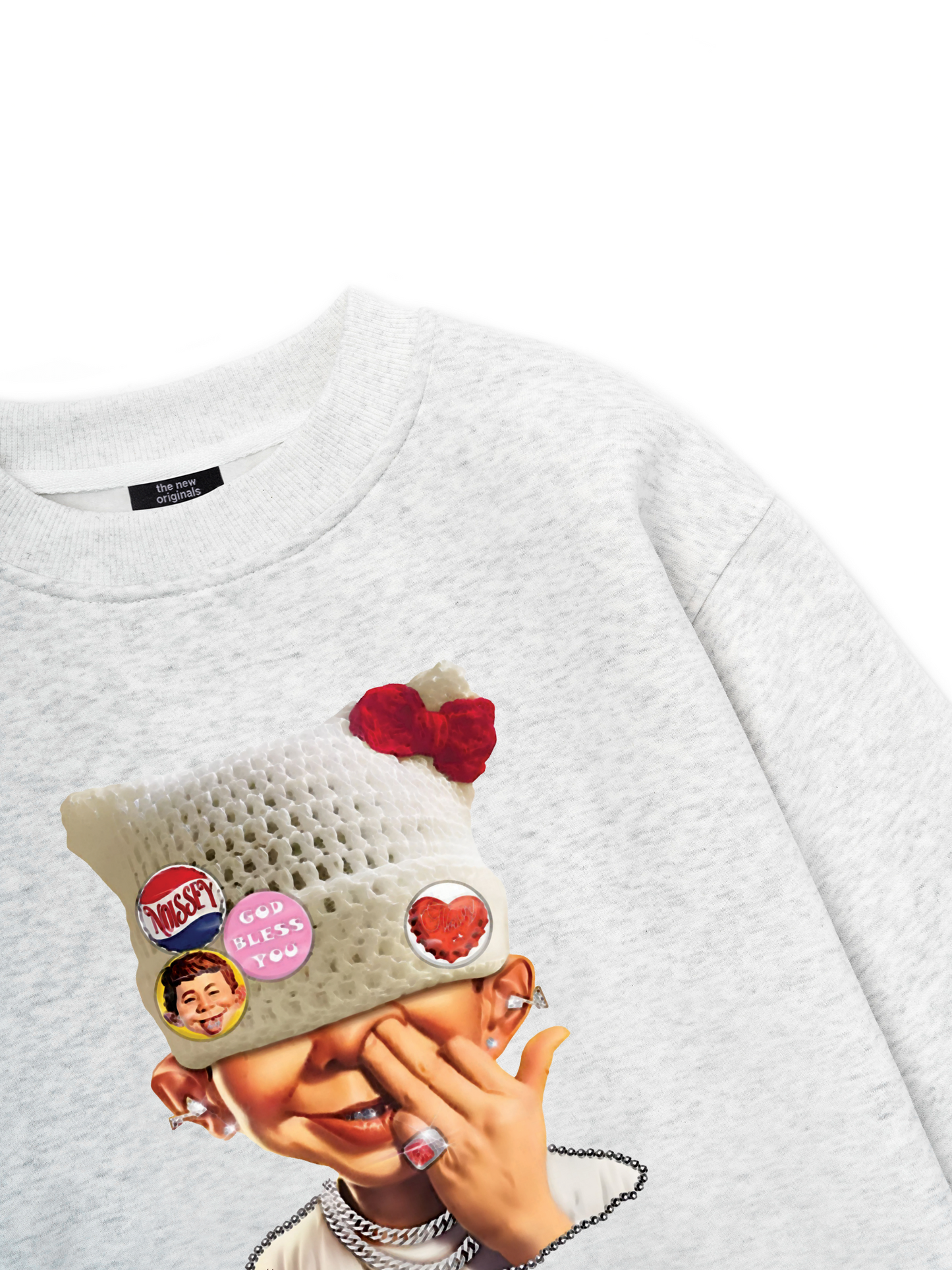 Badge DIY_ bad boy_s woolen hat Sweater