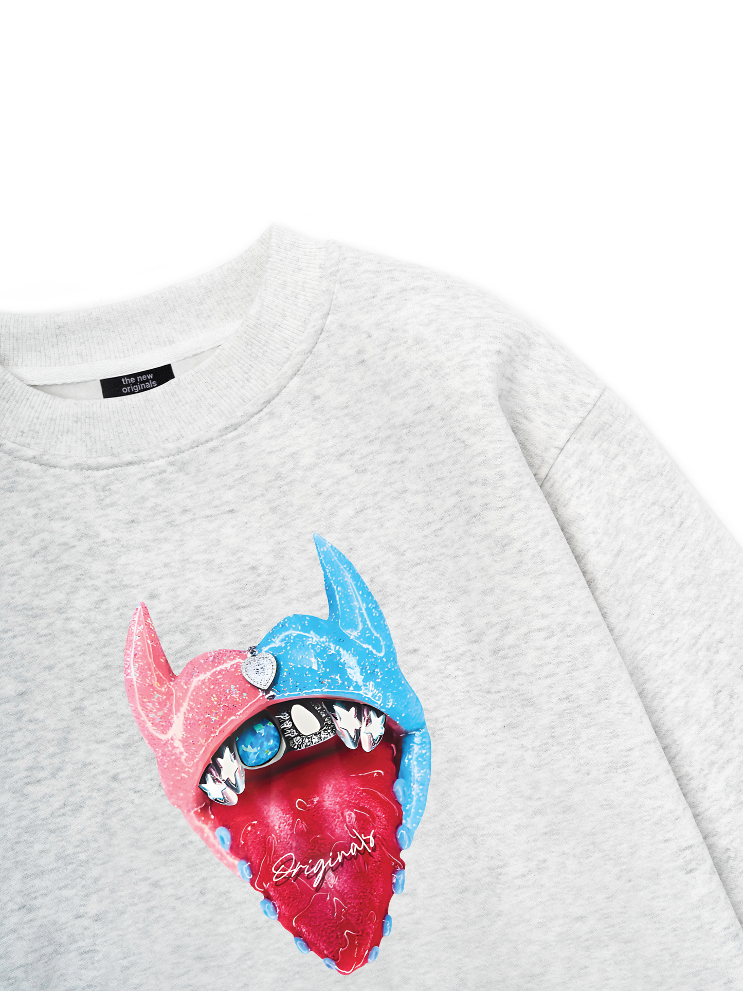 BOUNCE BACK© two-tone devil lip Swaeter