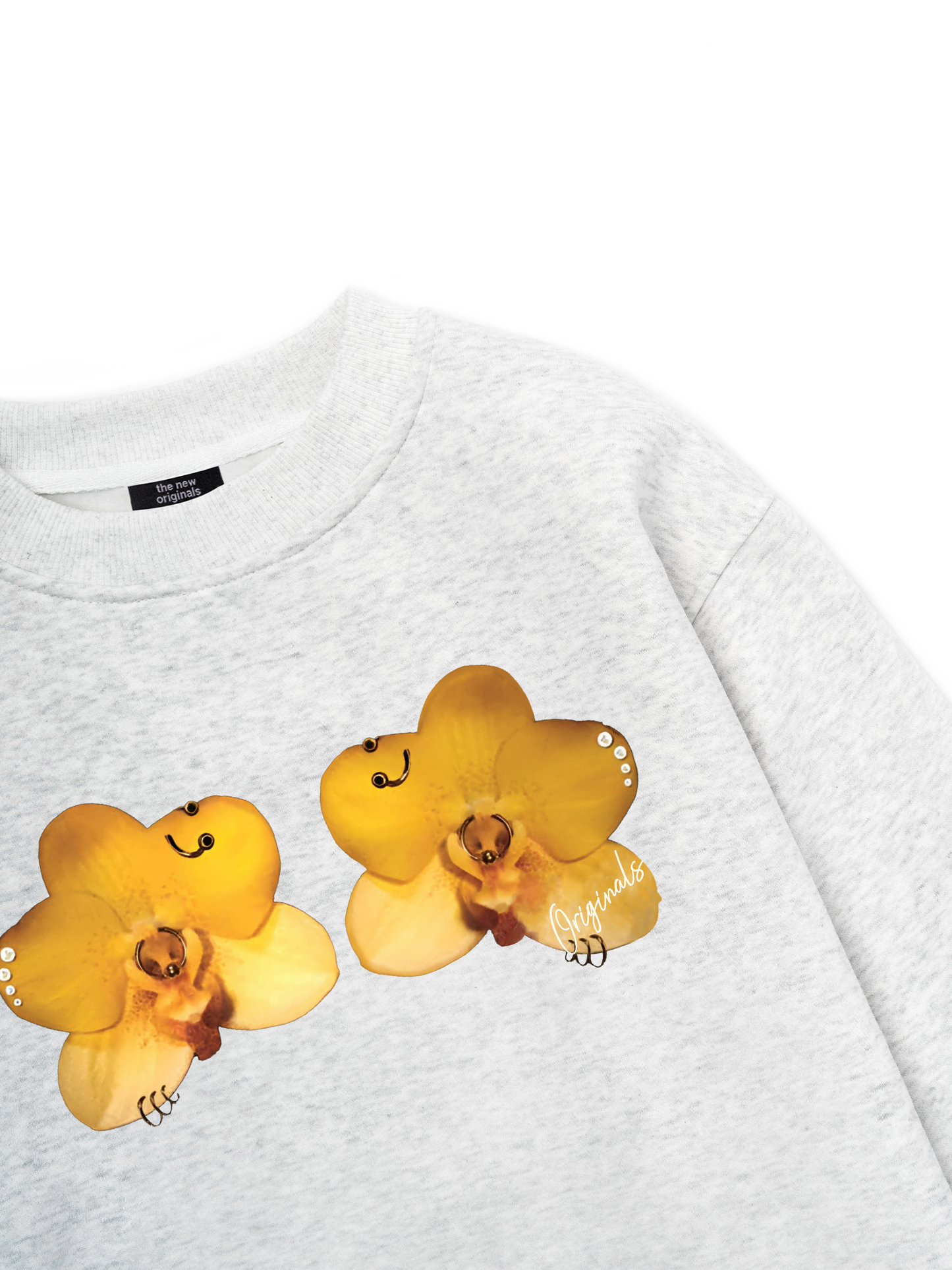 Flower Piercing Art Sweater