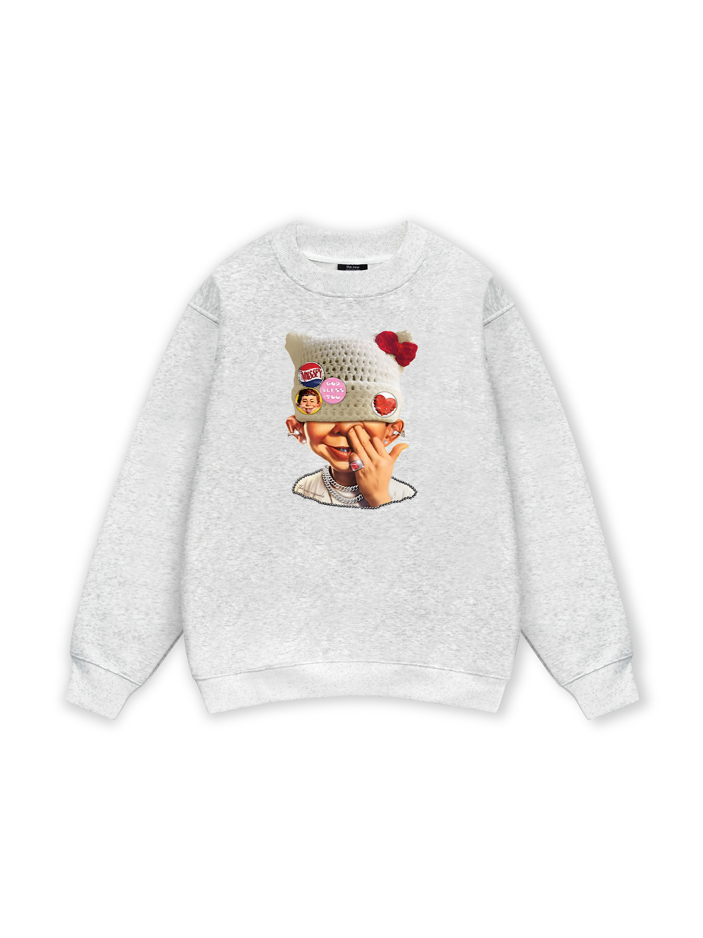 Badge DIY_ bad boy_s woolen hat Sweater