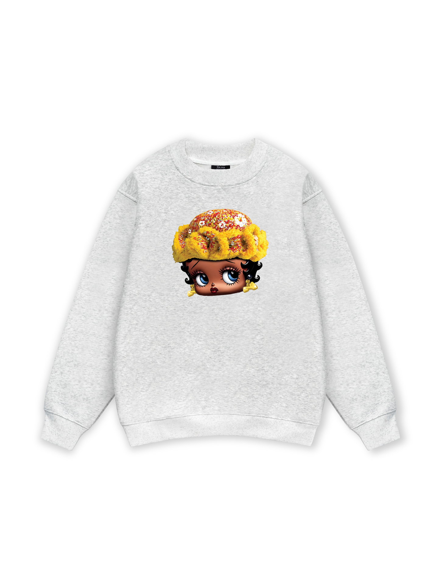 Flower Sun Knit Hat Cartoon Head Sweater