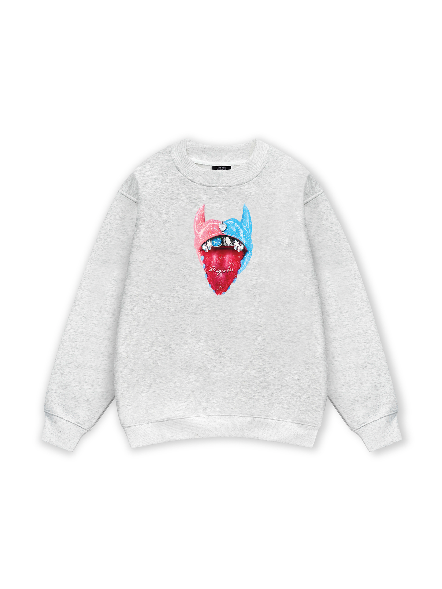 BOUNCE BACK© two-tone devil lip Swaeter