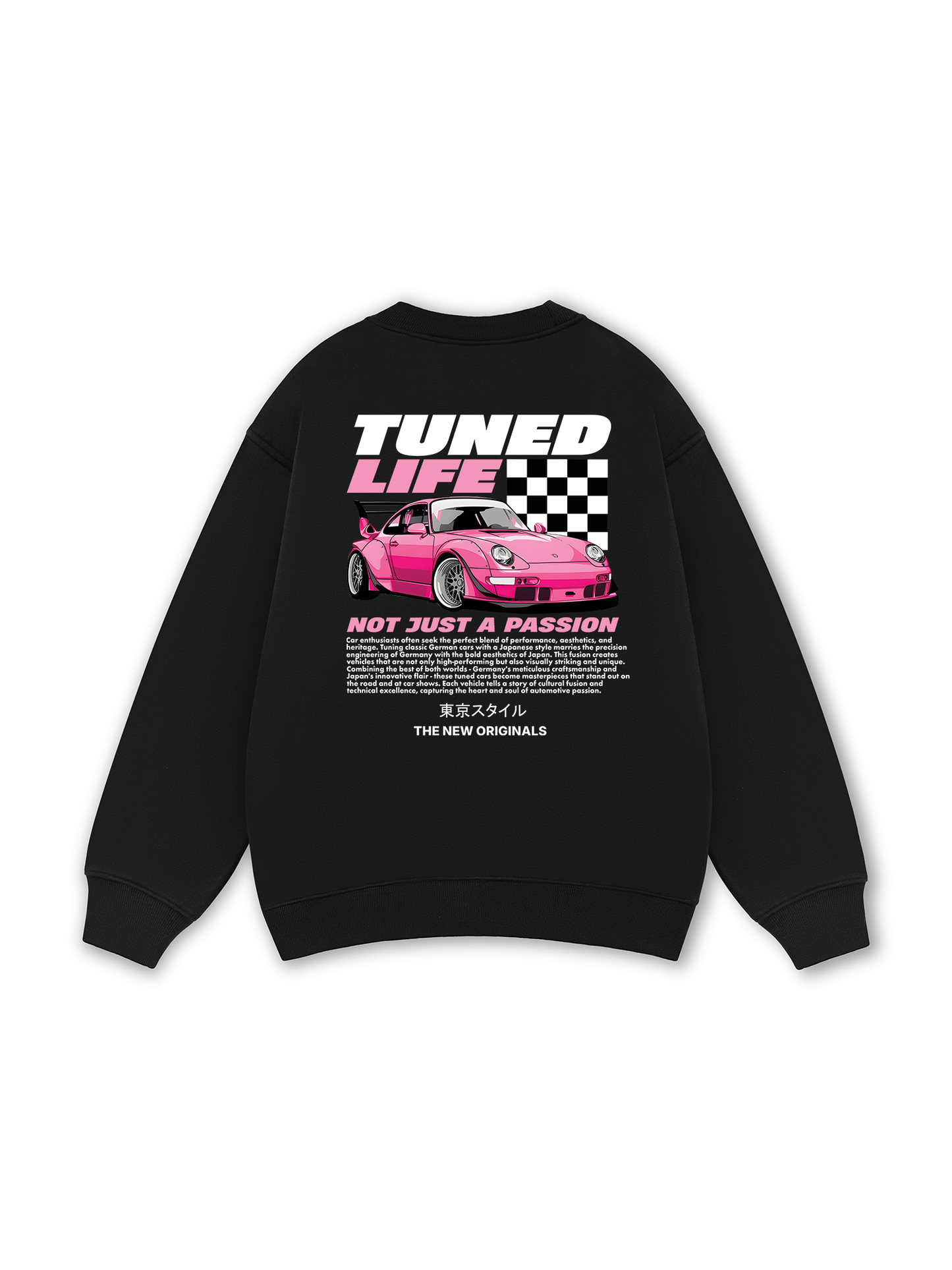 CAR Tuned Pink Sweater
