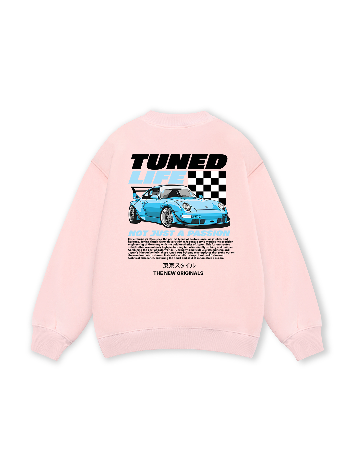 CAR Tuned Blue Sweater