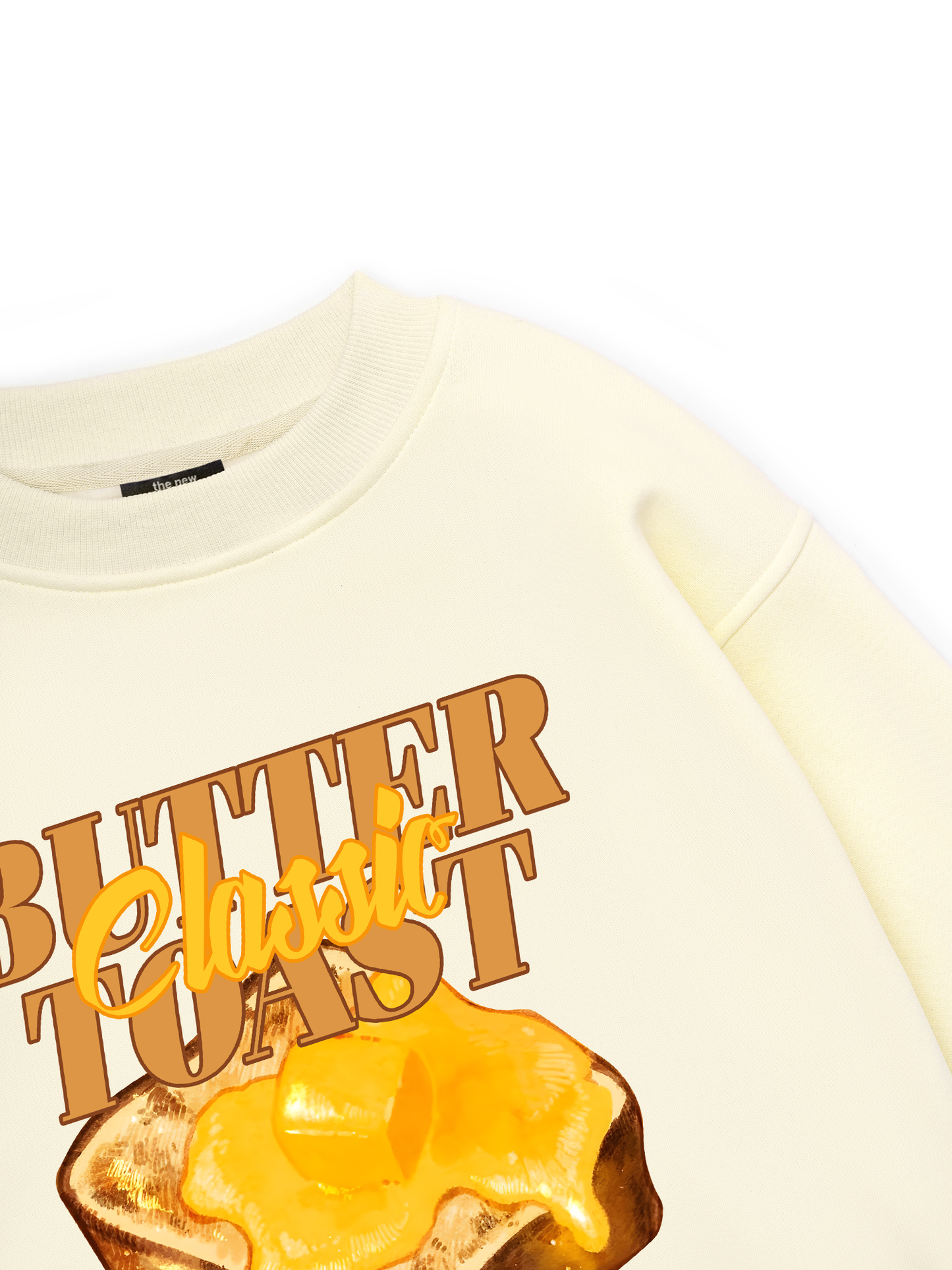 Foody Classic Butter Toast  Sweater