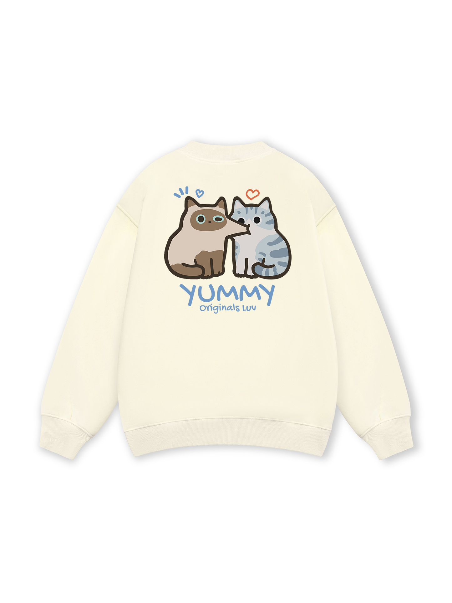 Yummy Luv Cat Couple Sweater