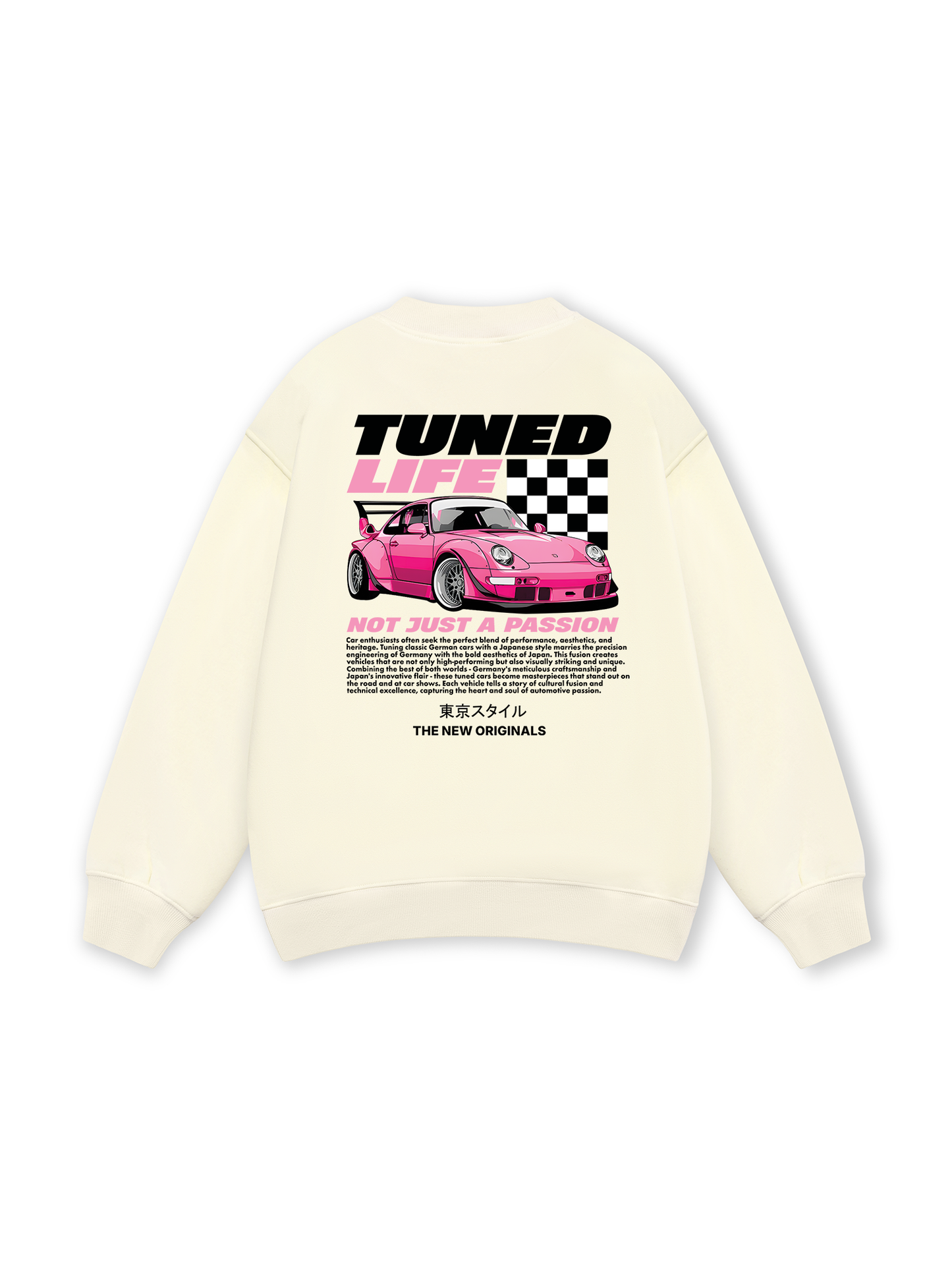 CAR Tuned Pink Sweater