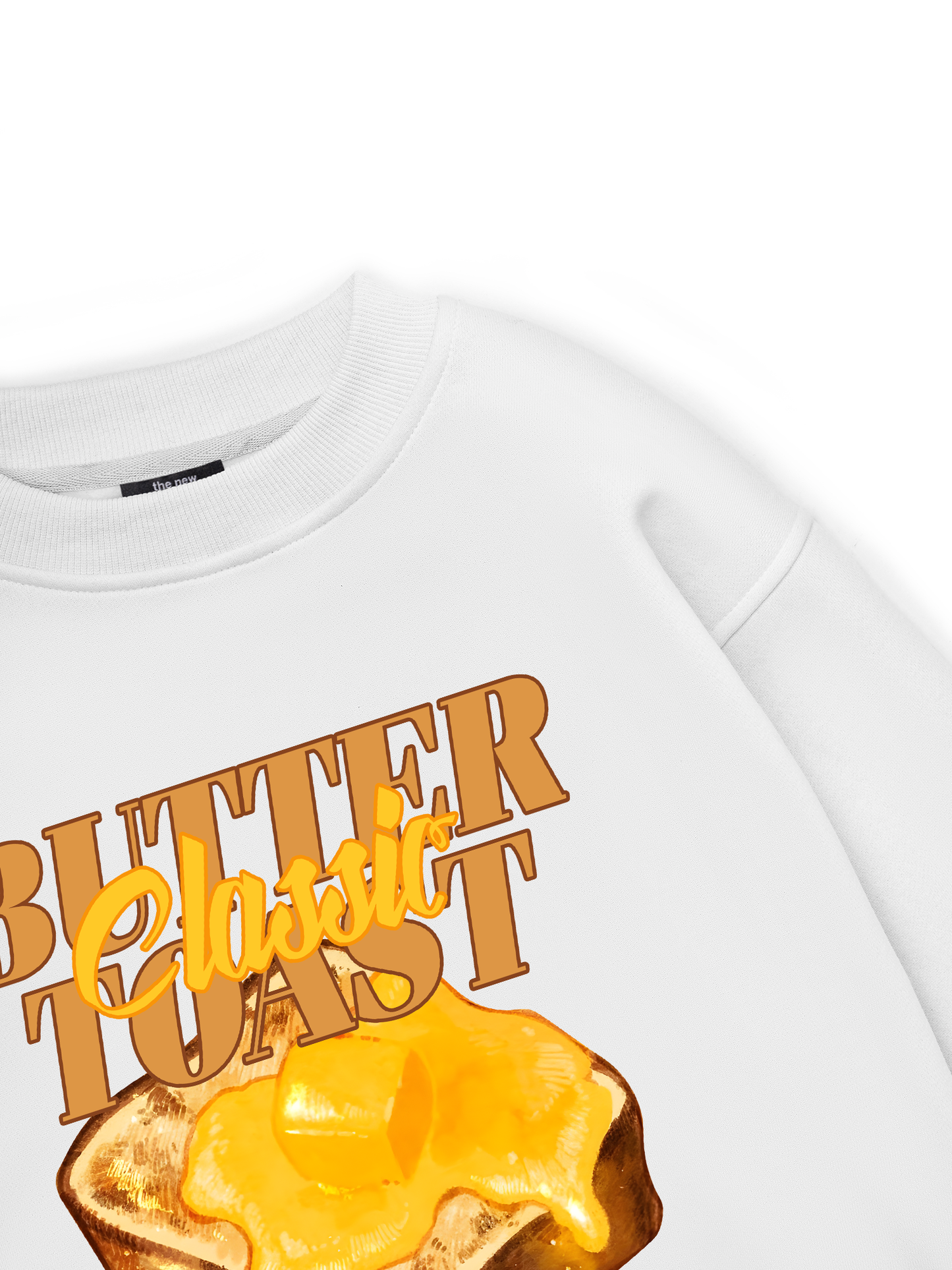 Foody Classic Butter Toast  Sweater