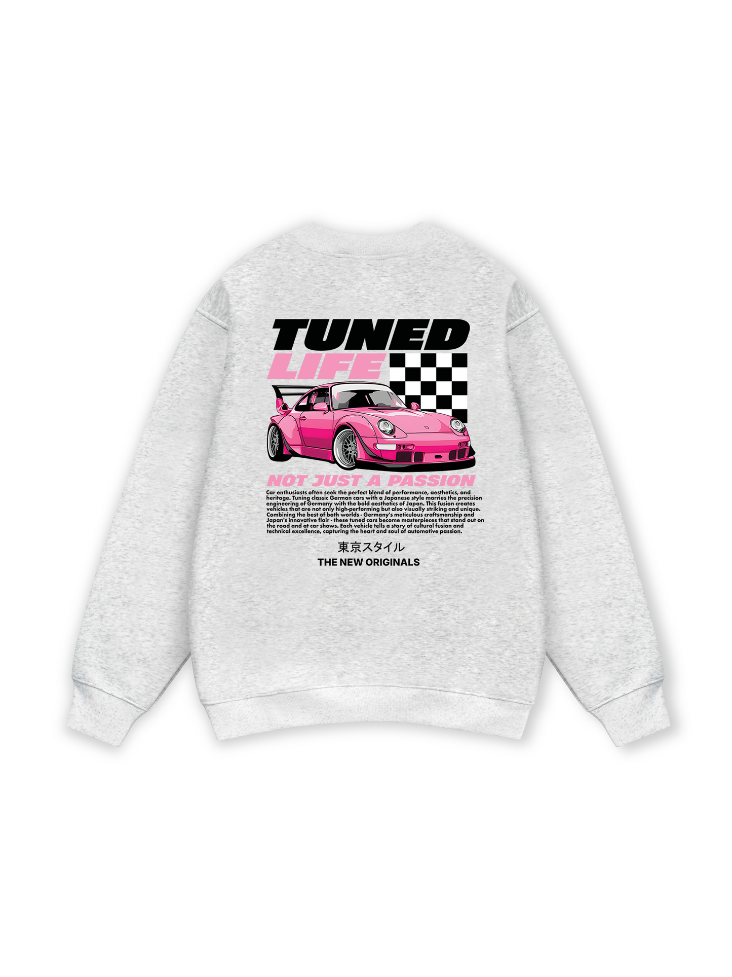 CAR Tuned Pink Sweater