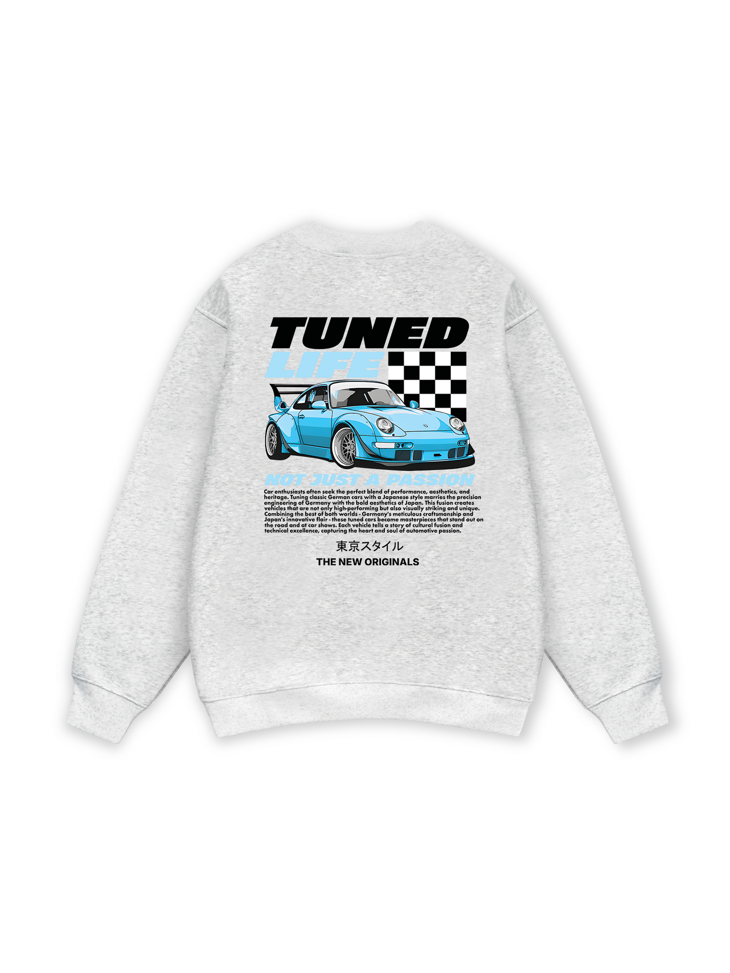 CAR Tuned Blue Sweater