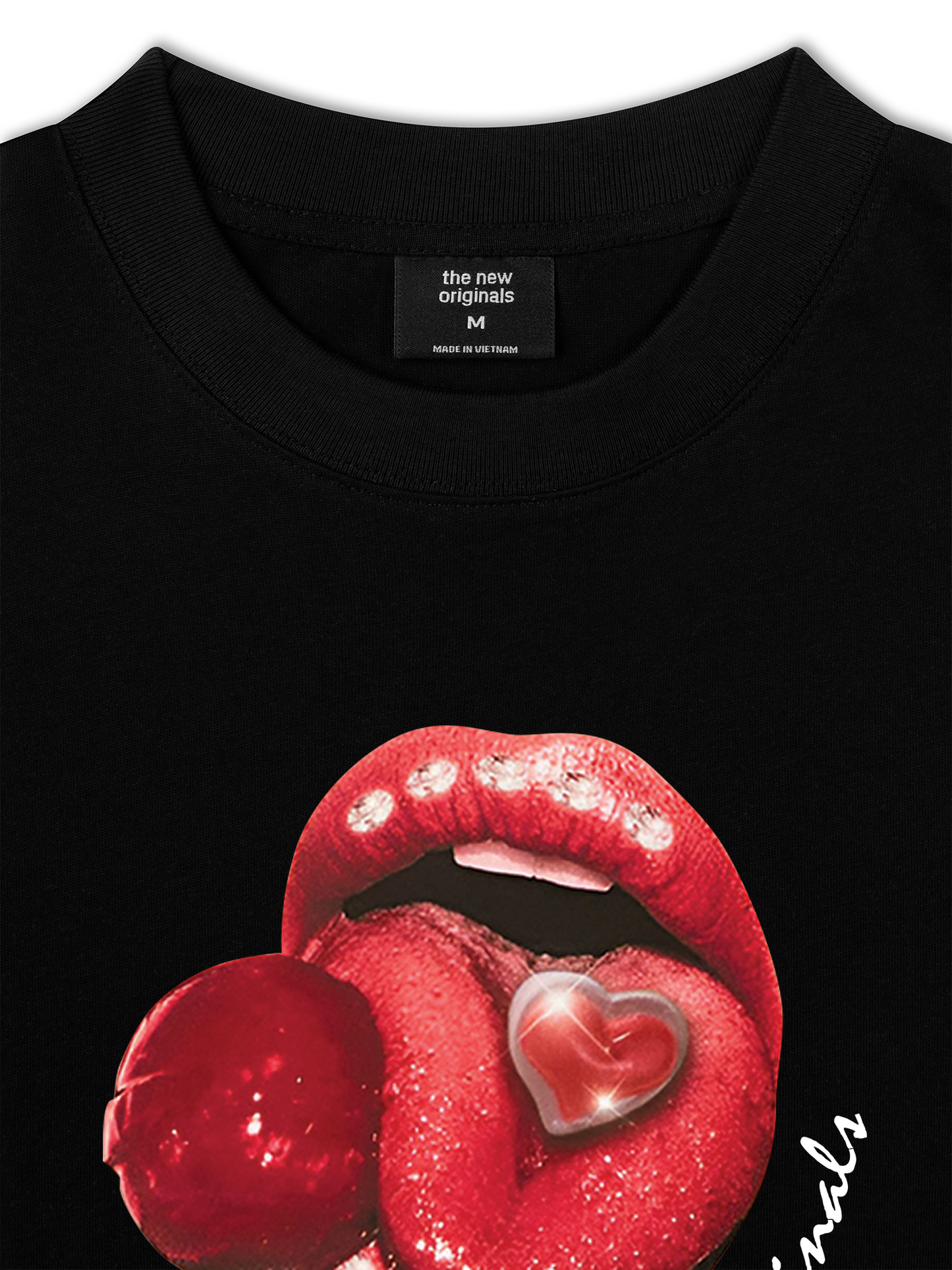 Áo Thun Relaxed Fit Lips Lollipop