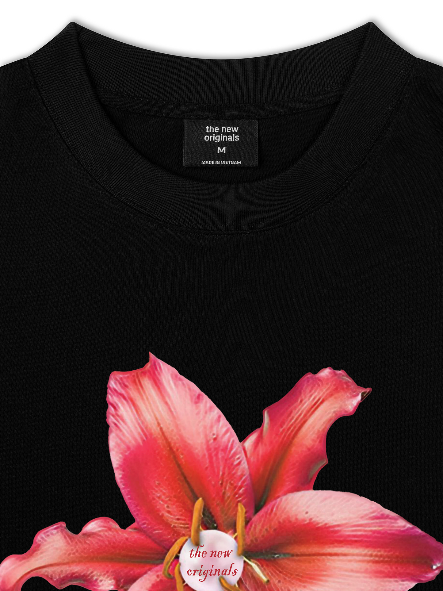 Áo Thun Relaxed Fit Pearl Lily Flower