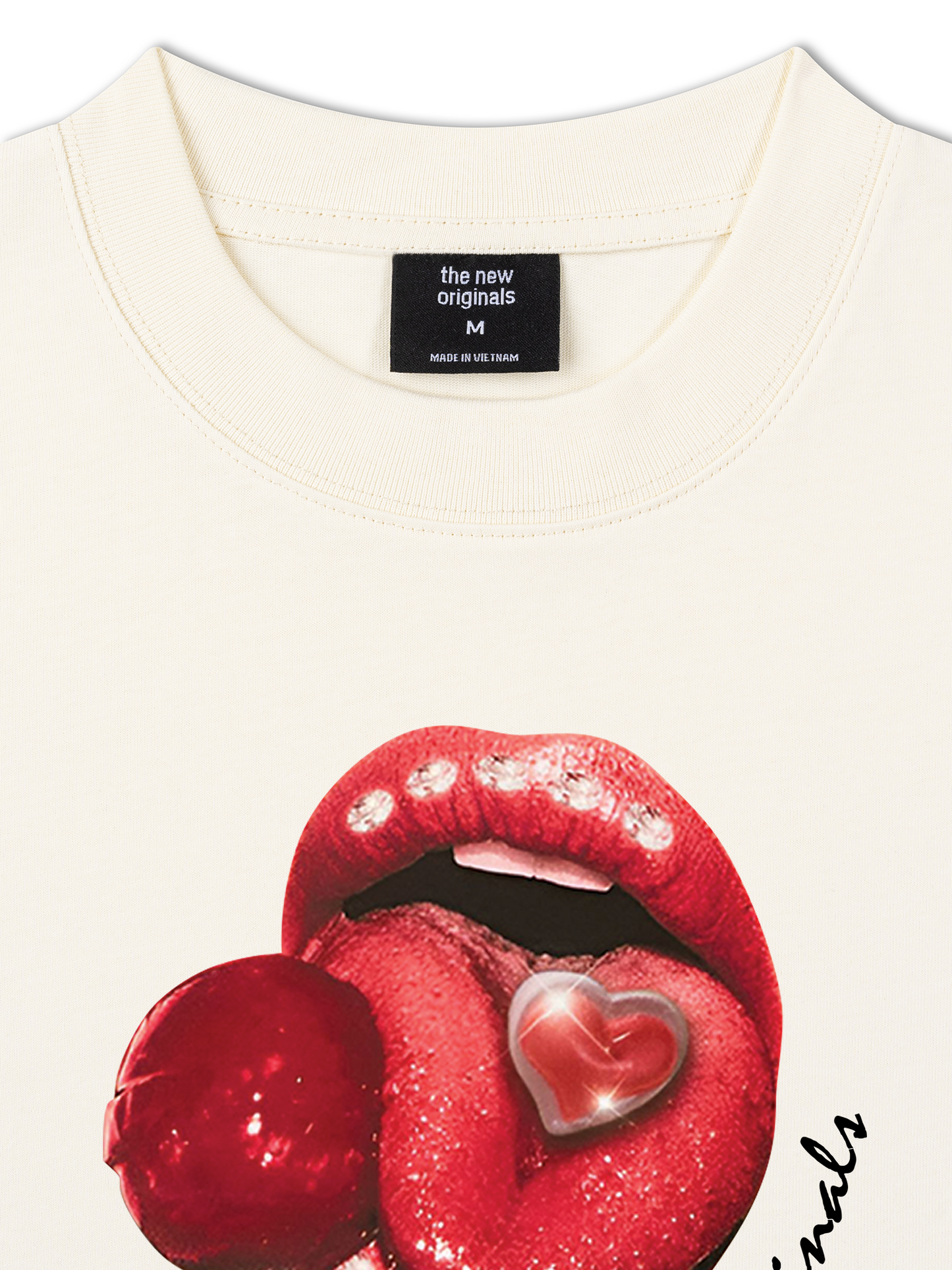 Áo Thun Relaxed Fit Lips Lollipop