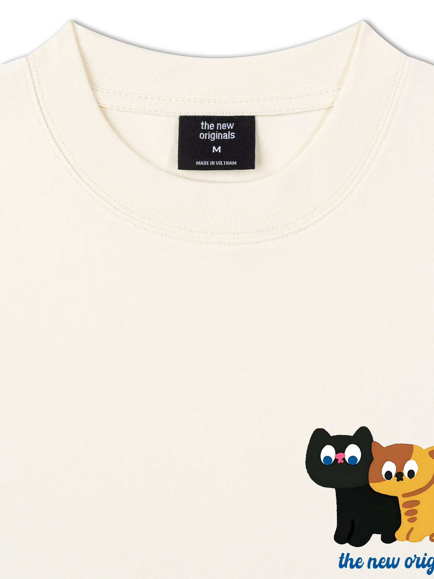 Áo Thun Relaxed Fit Side By Meow