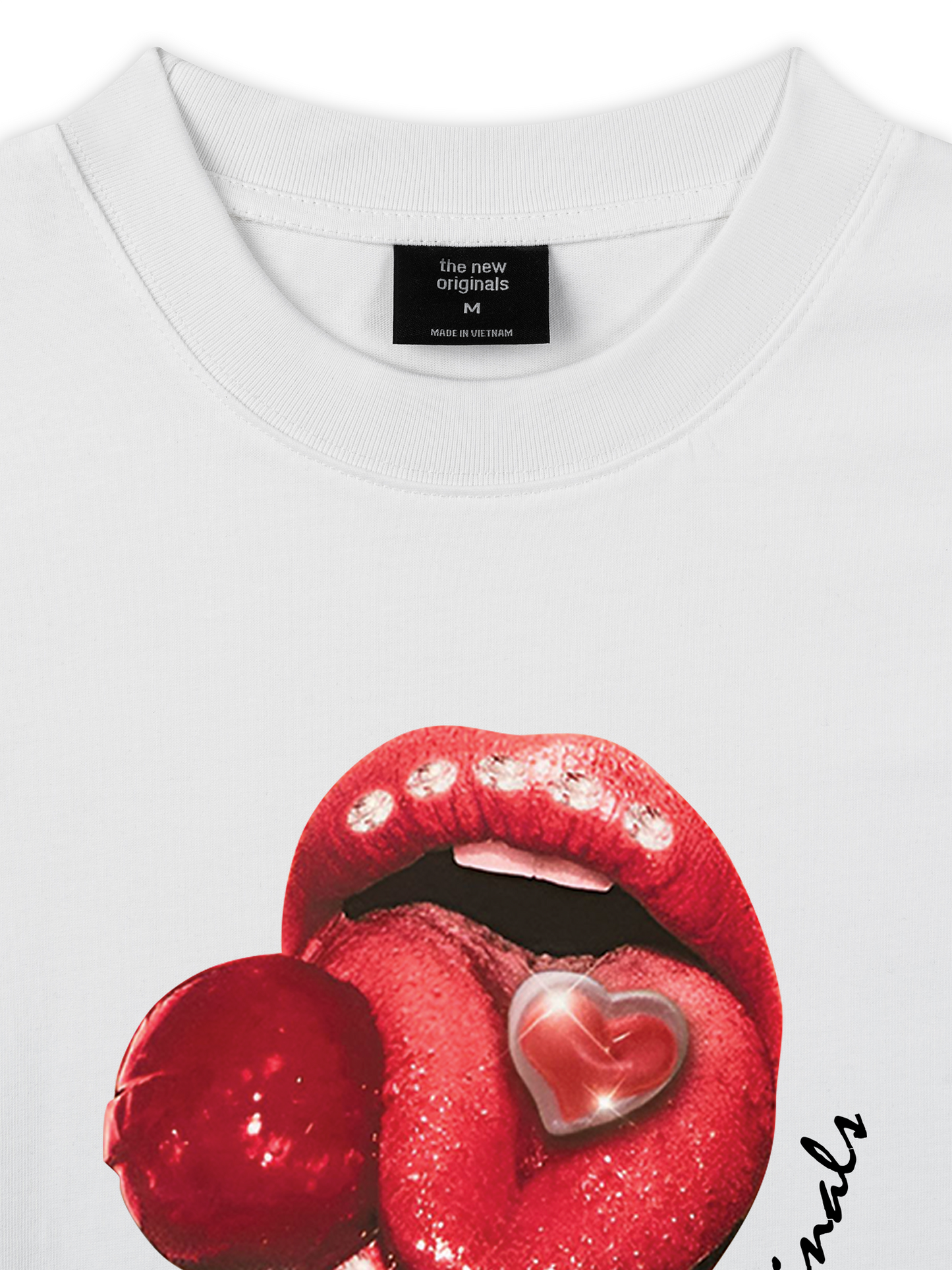 Áo Thun Relaxed Fit Lips Lollipop