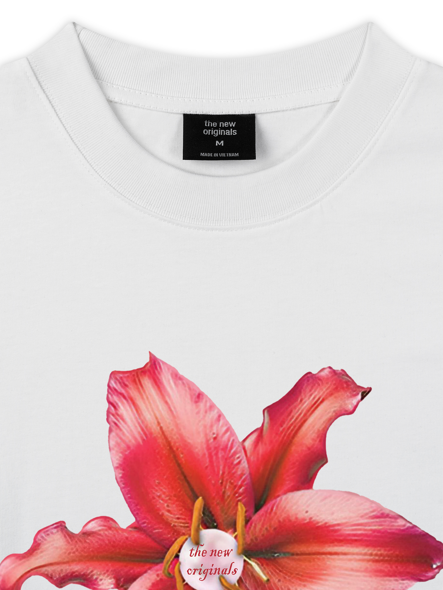 Áo Thun Relaxed Fit Pearl Lily Flower