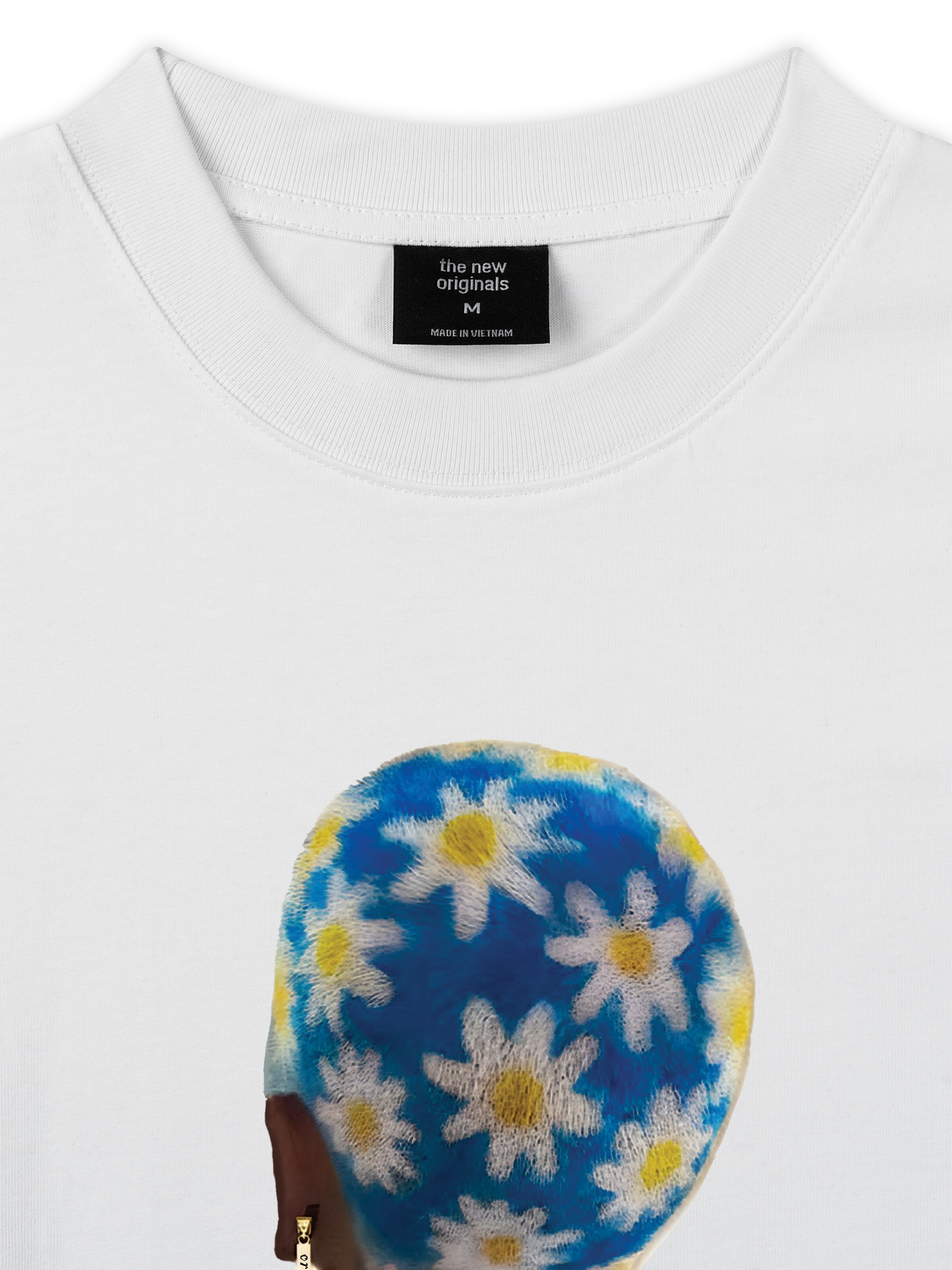 Áo Thun Relaxed Fit Blue Daisy Hairstyle