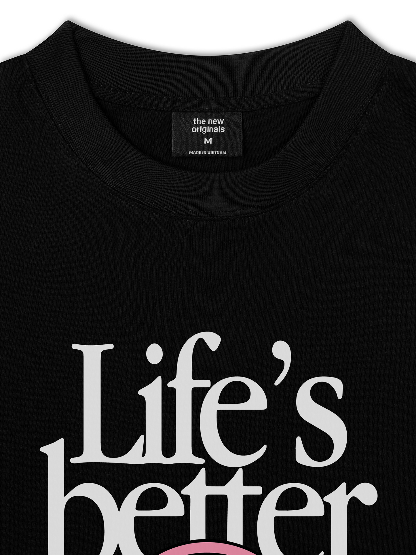 Áo Thun Relaxed Fit Life's Better With Music