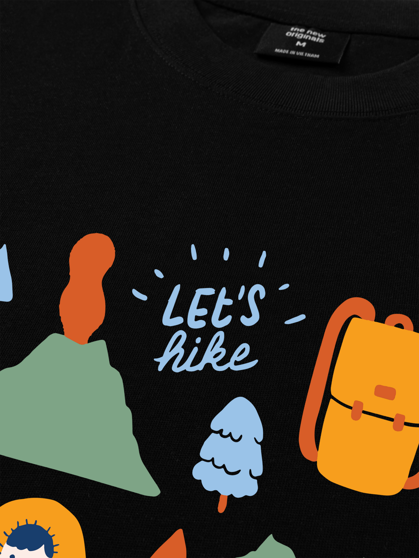 Áo Thun Relaxed Fit Go Out Let's Hike