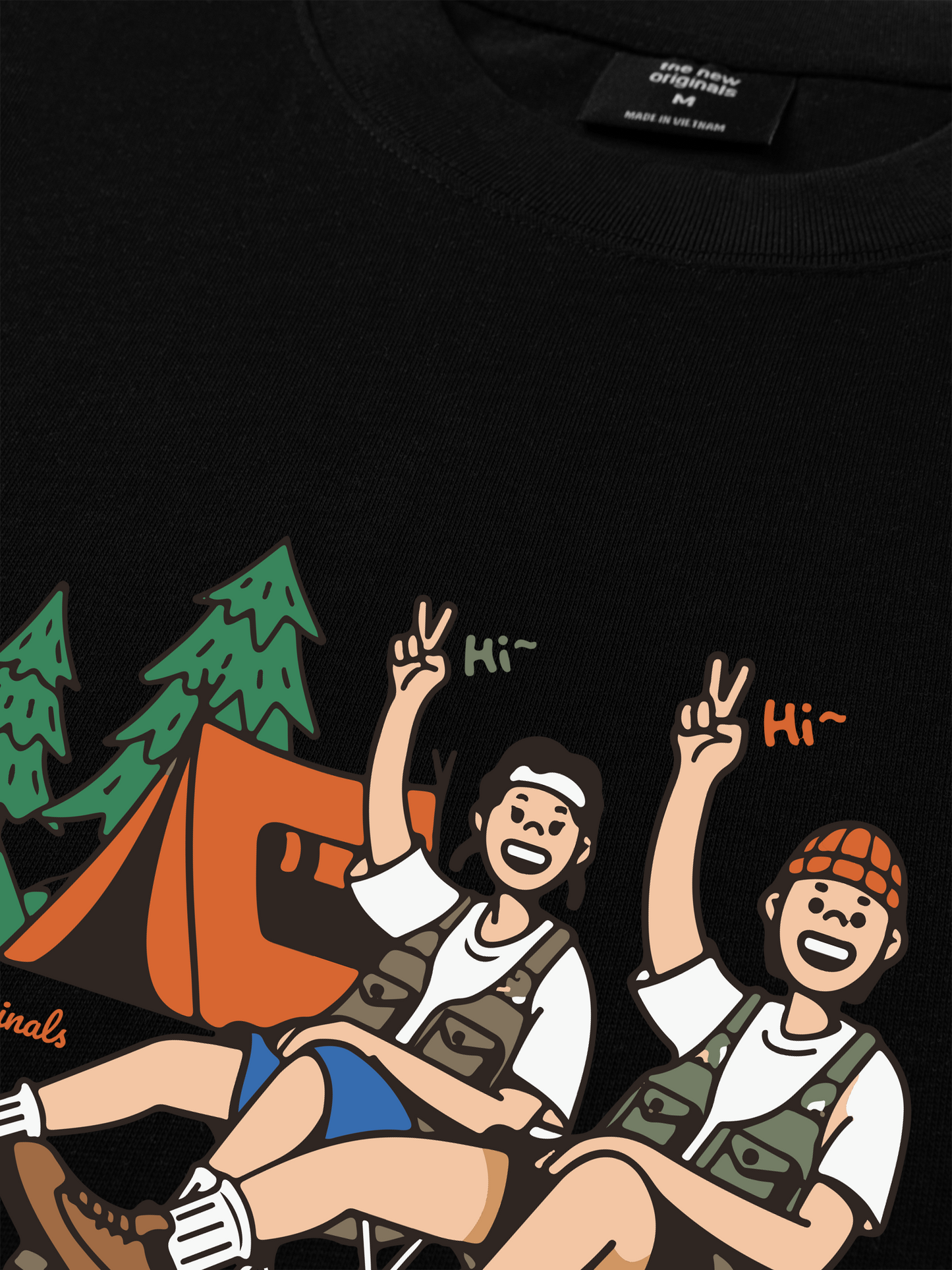 Áo Thun Relaxed Fit Go Camping