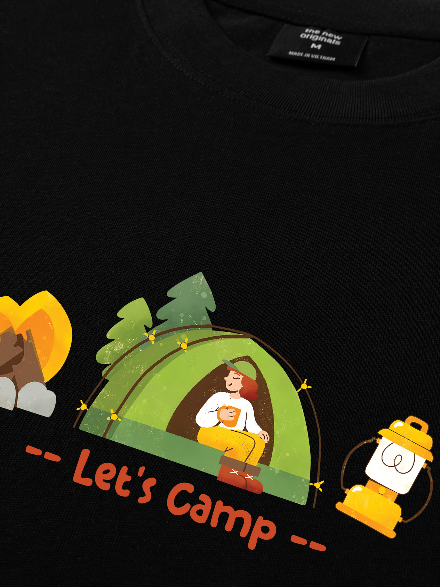 Áo Thun Relaxed Fit Let's Camp