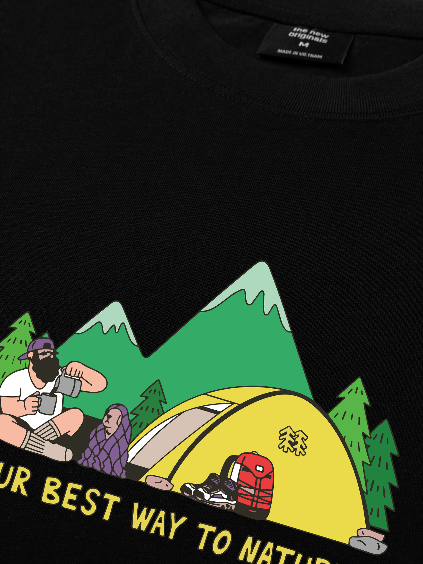 Áo Thun Relaxed Fit Let's Go Outside