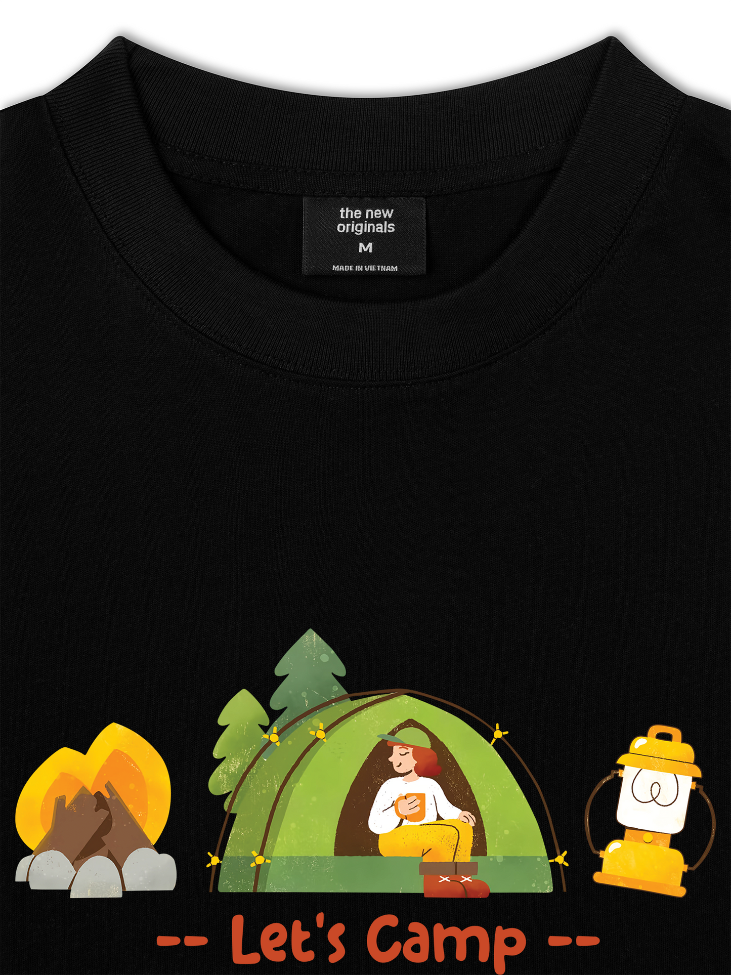 Áo Thun Relaxed Fit Let's Camp