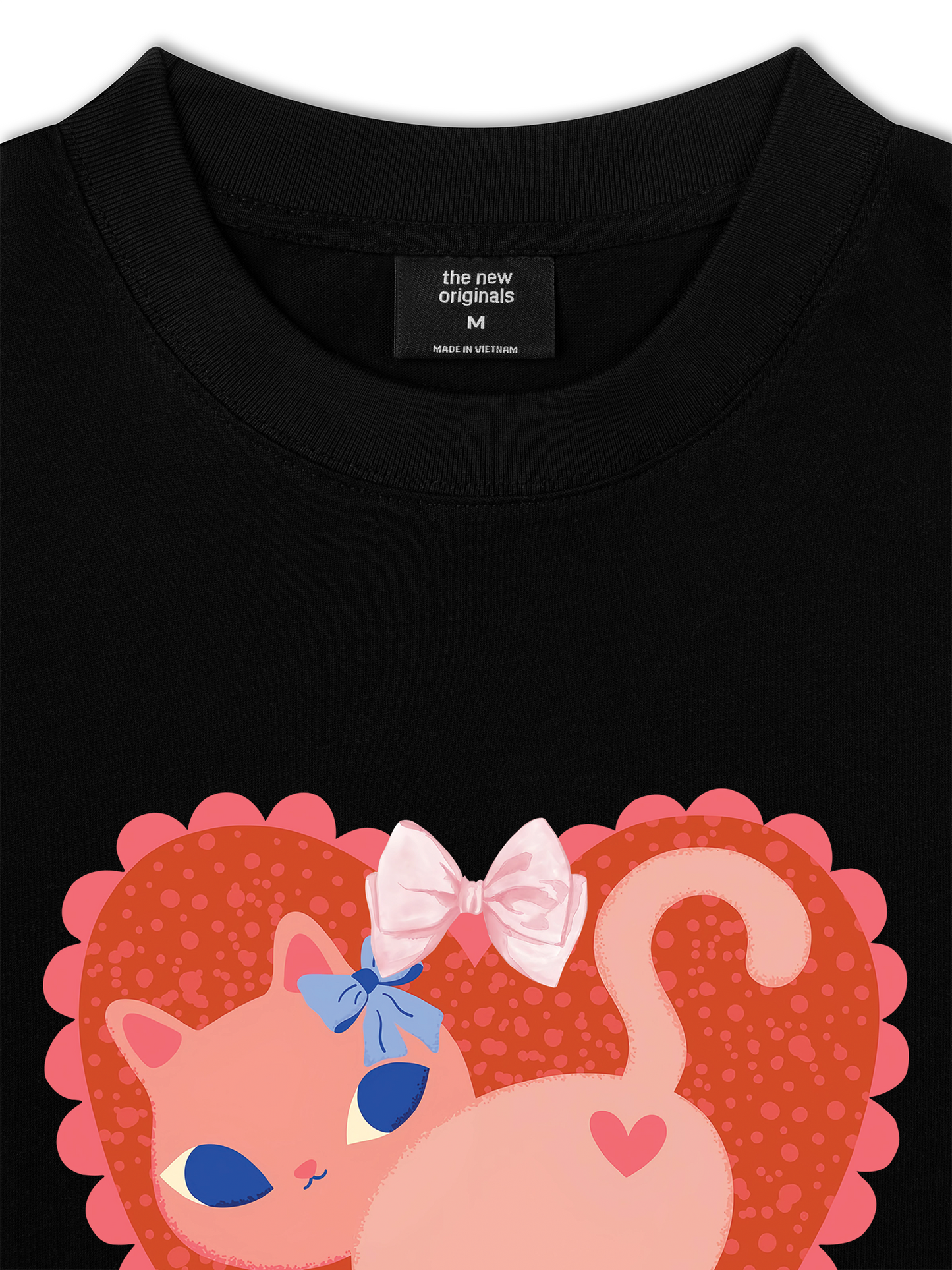 Áo Thun Relaxed Fit Kitten Kiss