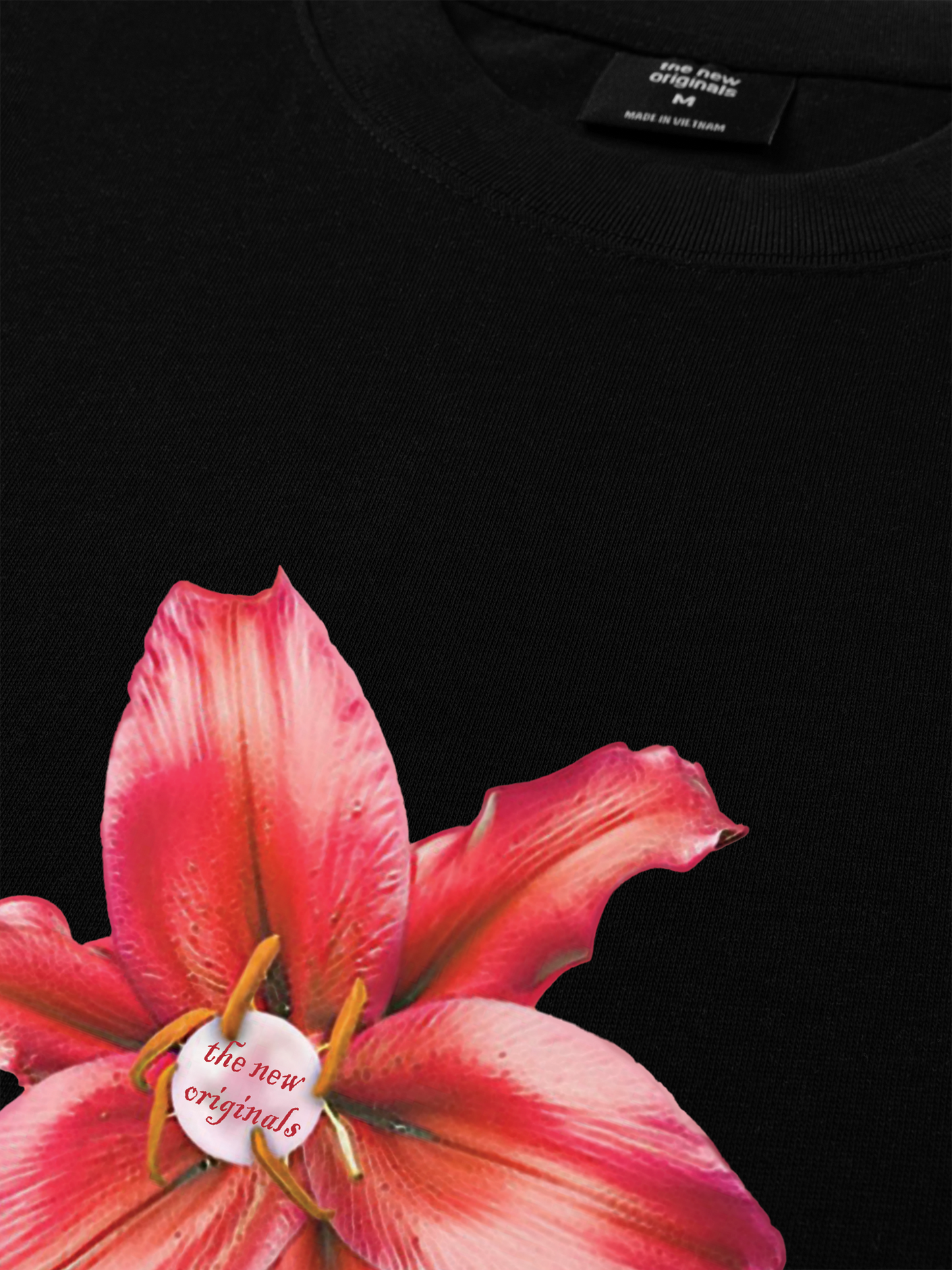 Áo Thun Relaxed Fit Pearl Lily Flower