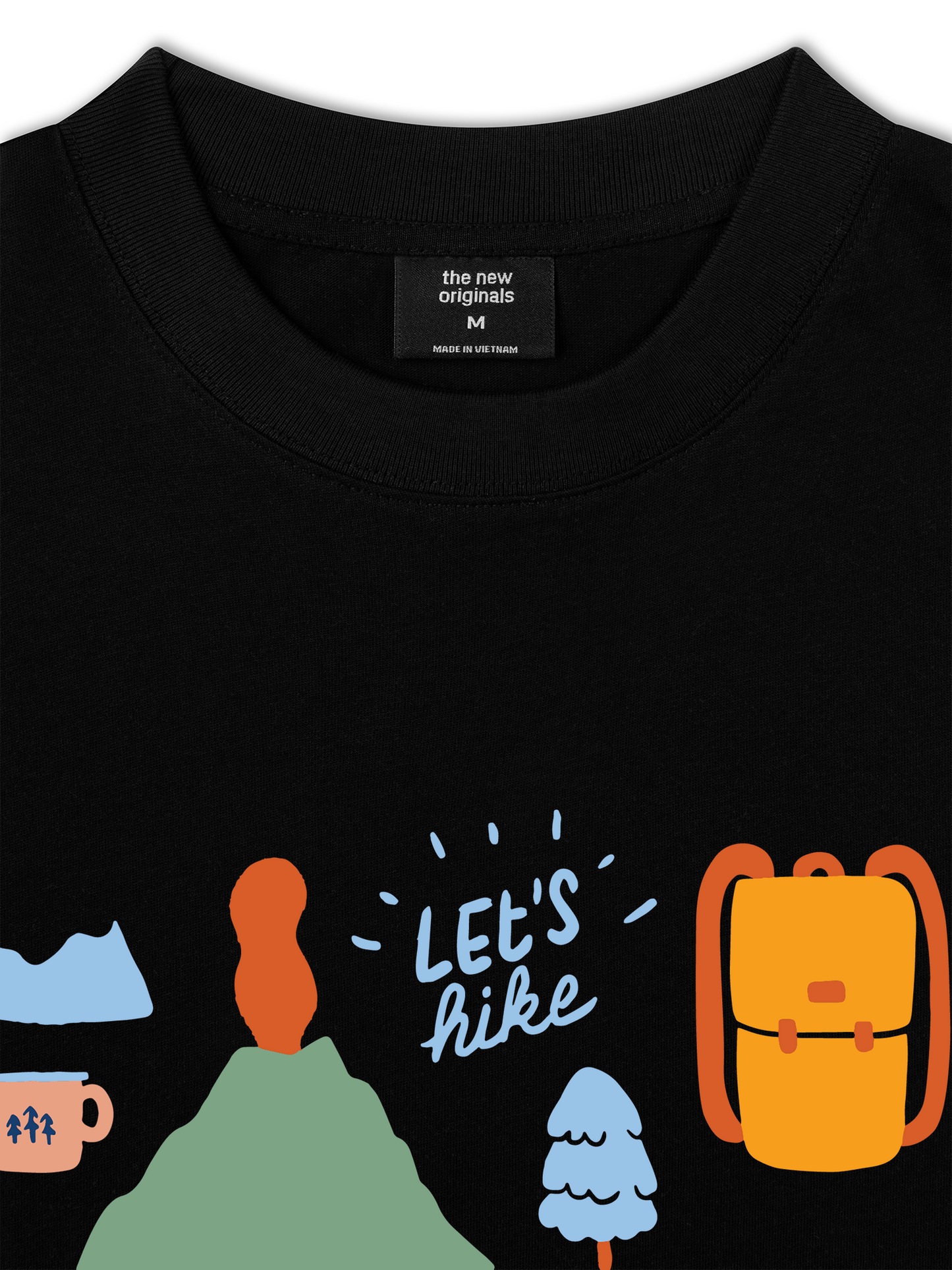 Áo Thun Relaxed Fit Go Out Let's Hike