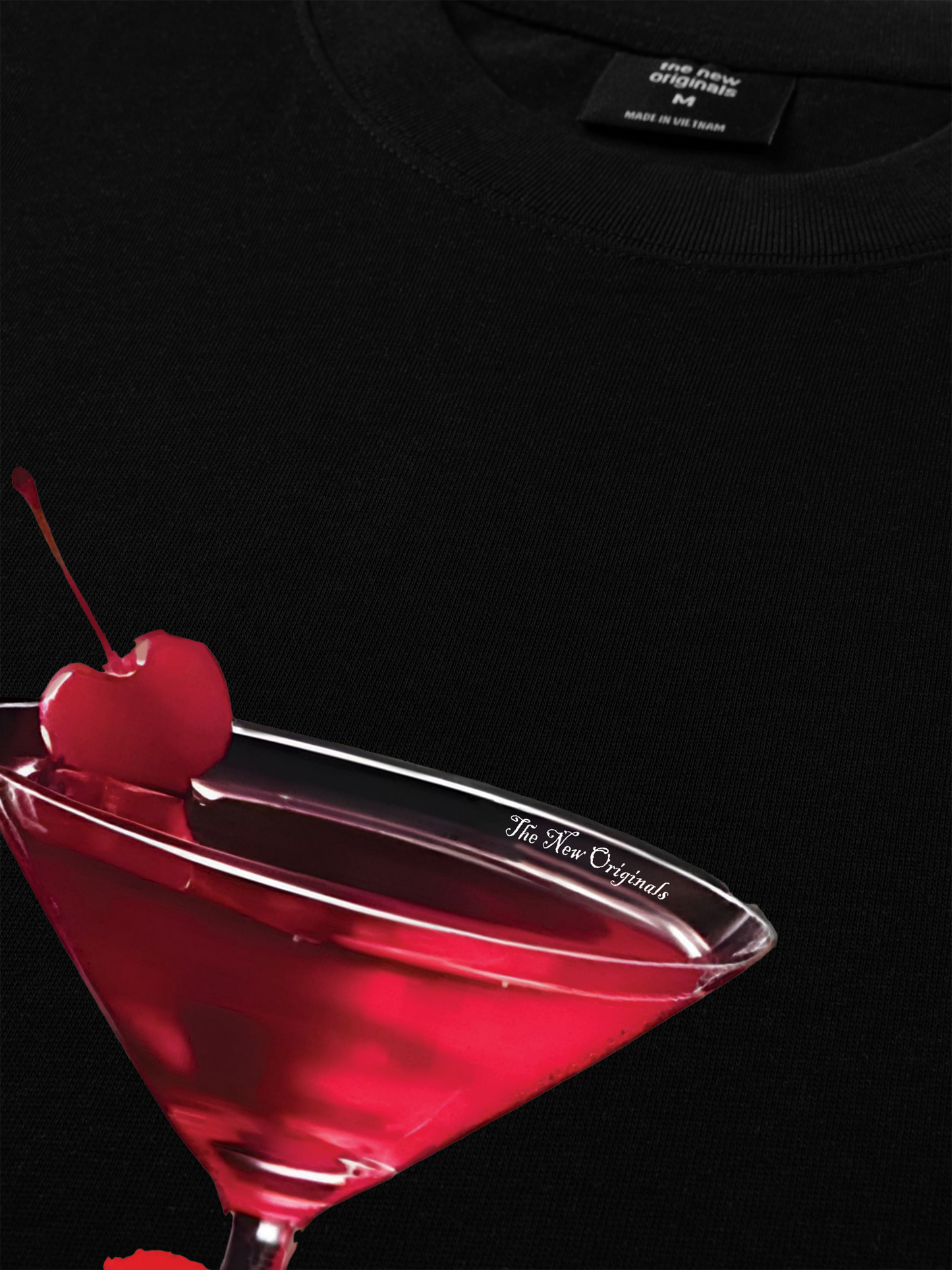 Áo Thun Relaxed Fit Seductive Night Cherry Goblet