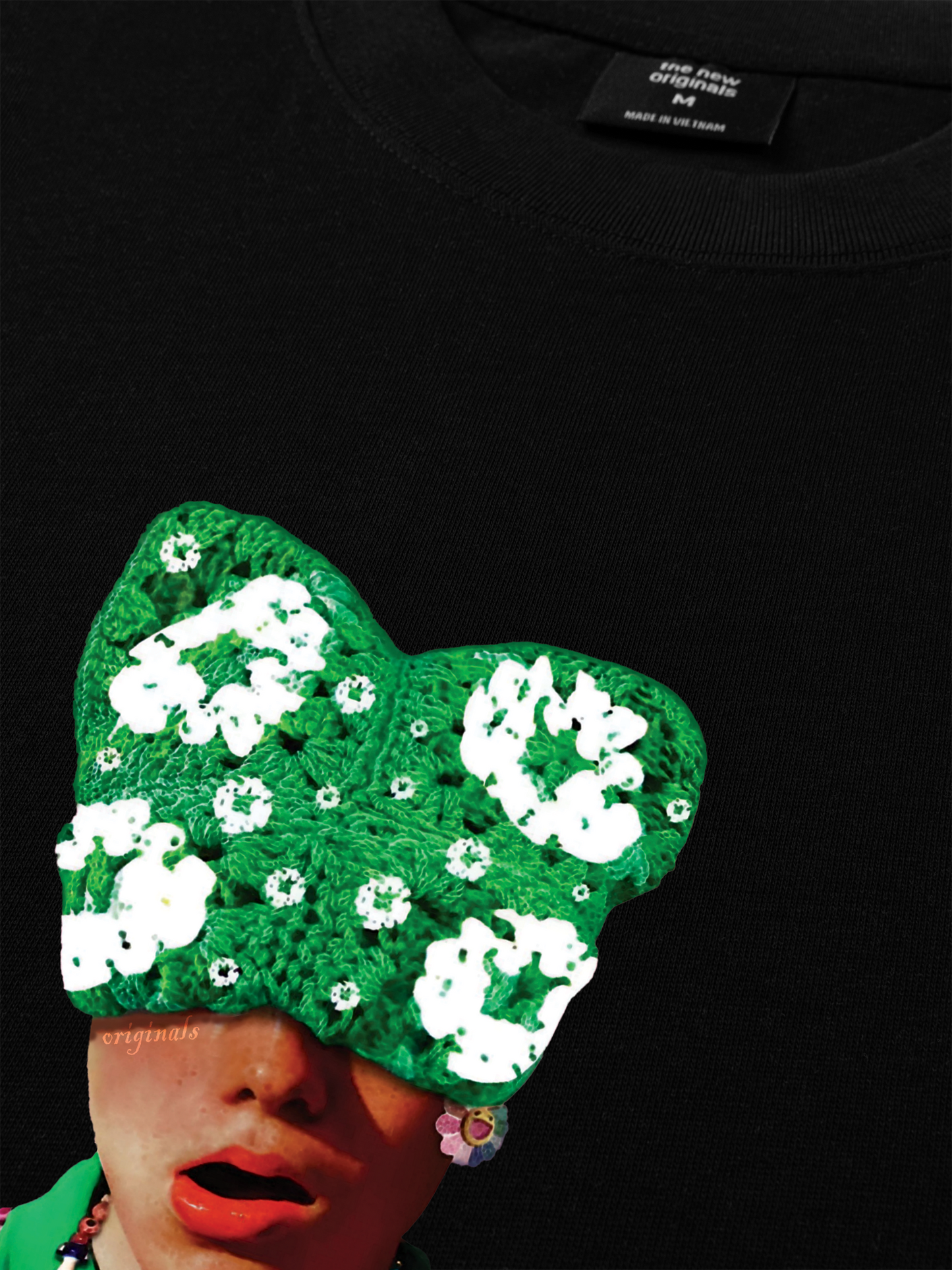 Áo Thun Relaxed Fit Summer Dopamine Kitty Cap Pink Gradient