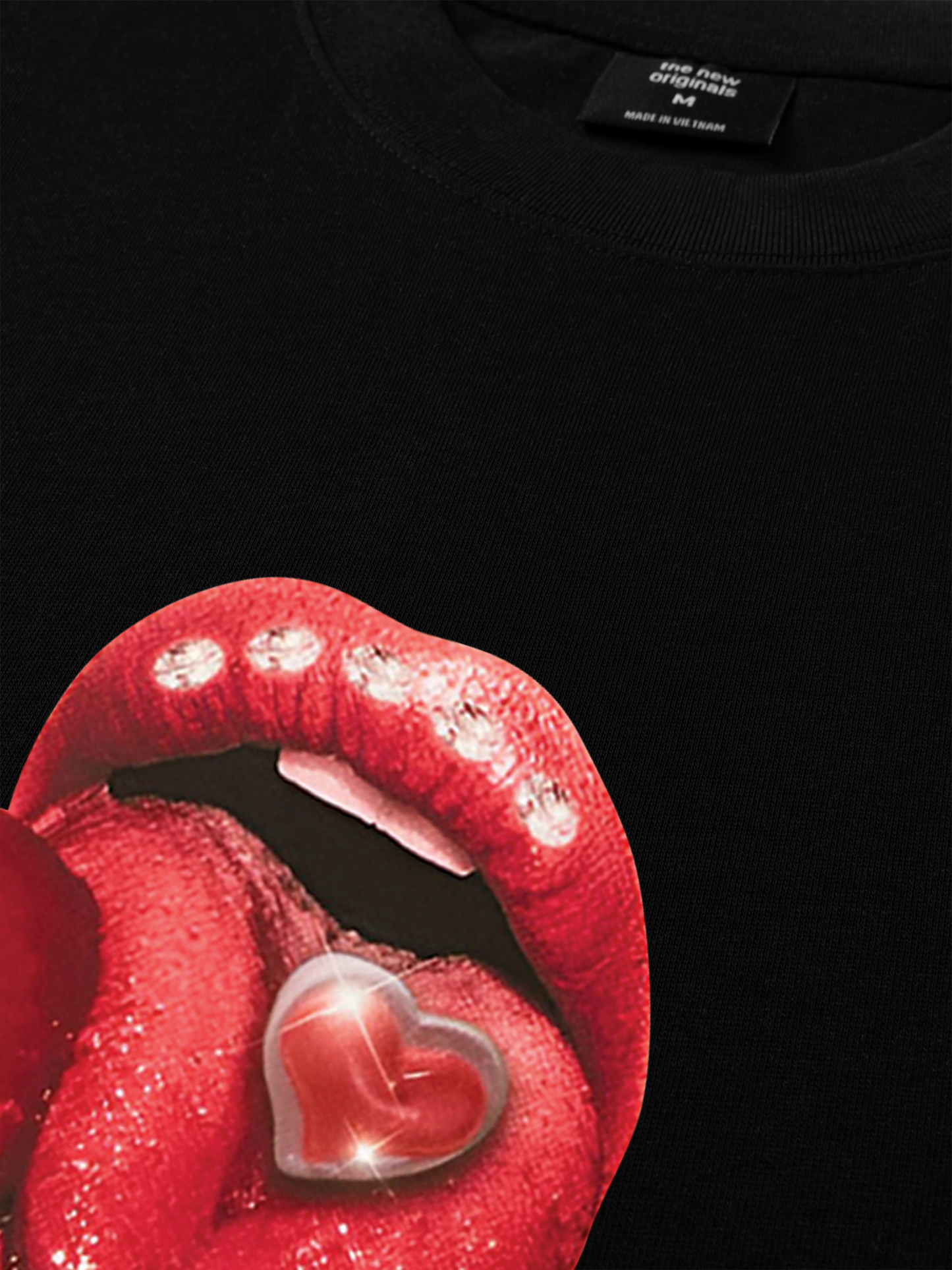 Áo Thun Relaxed Fit Lips Lollipop